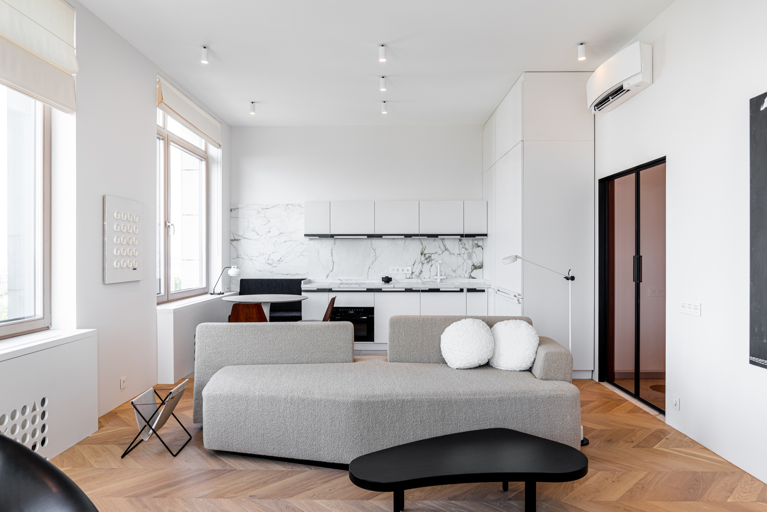 Apartment of 72 sq.m in the Baikonur residential complex. Commercial photographer | Anton Ermakov