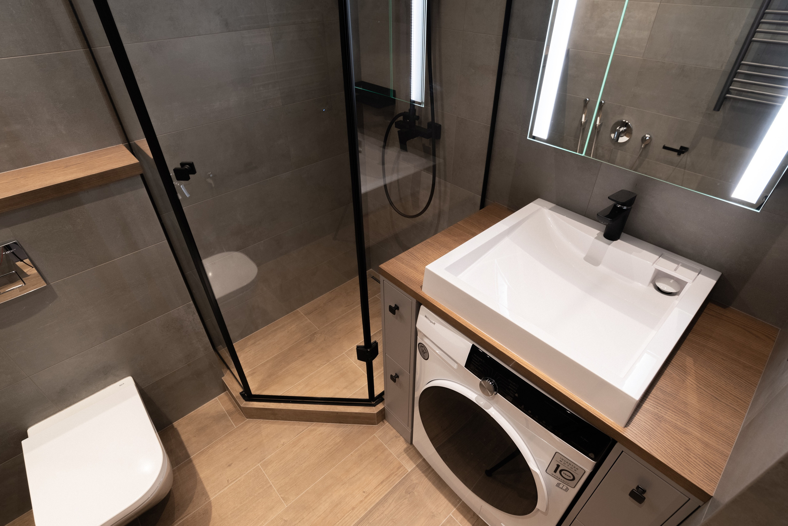 Studio apartment of 29 sq.m in the residential complex Savelovsky City. Commercial photographer | Anton Ermakov