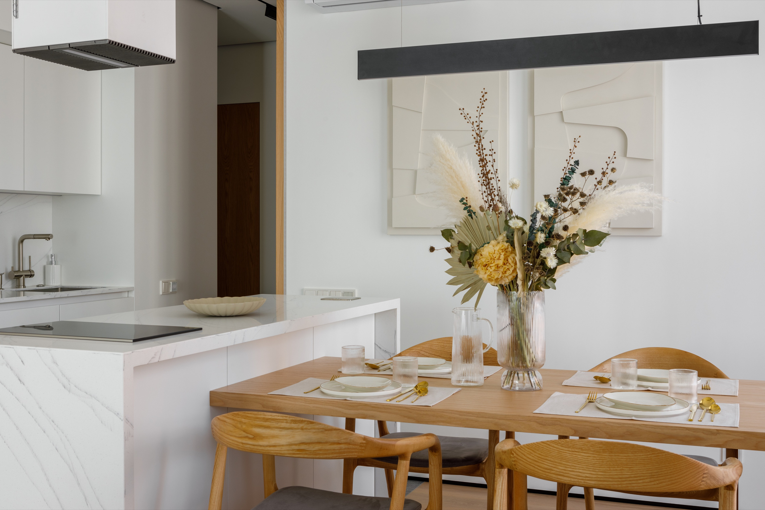 Apartment of 71 sq.m in the residential complex Western port. Commercial photographer | Anton Ermakov