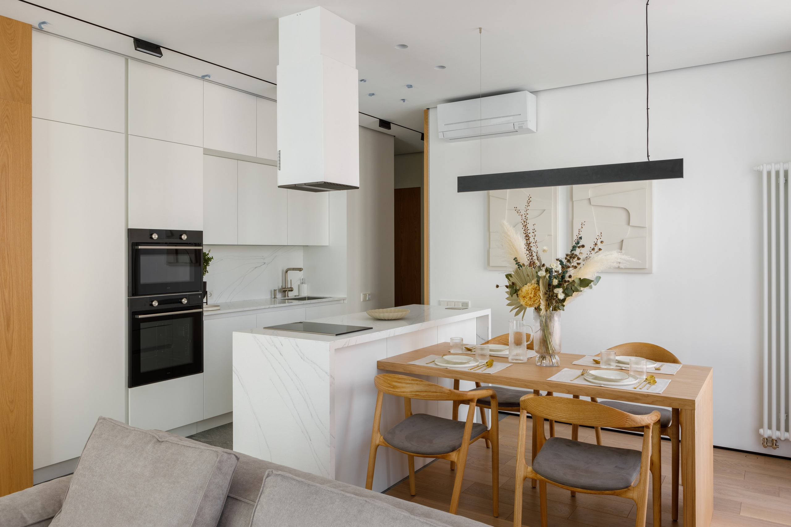 Apartment of 71 sq.m in the residential complex Western port. Commercial photographer | Anton Ermakov