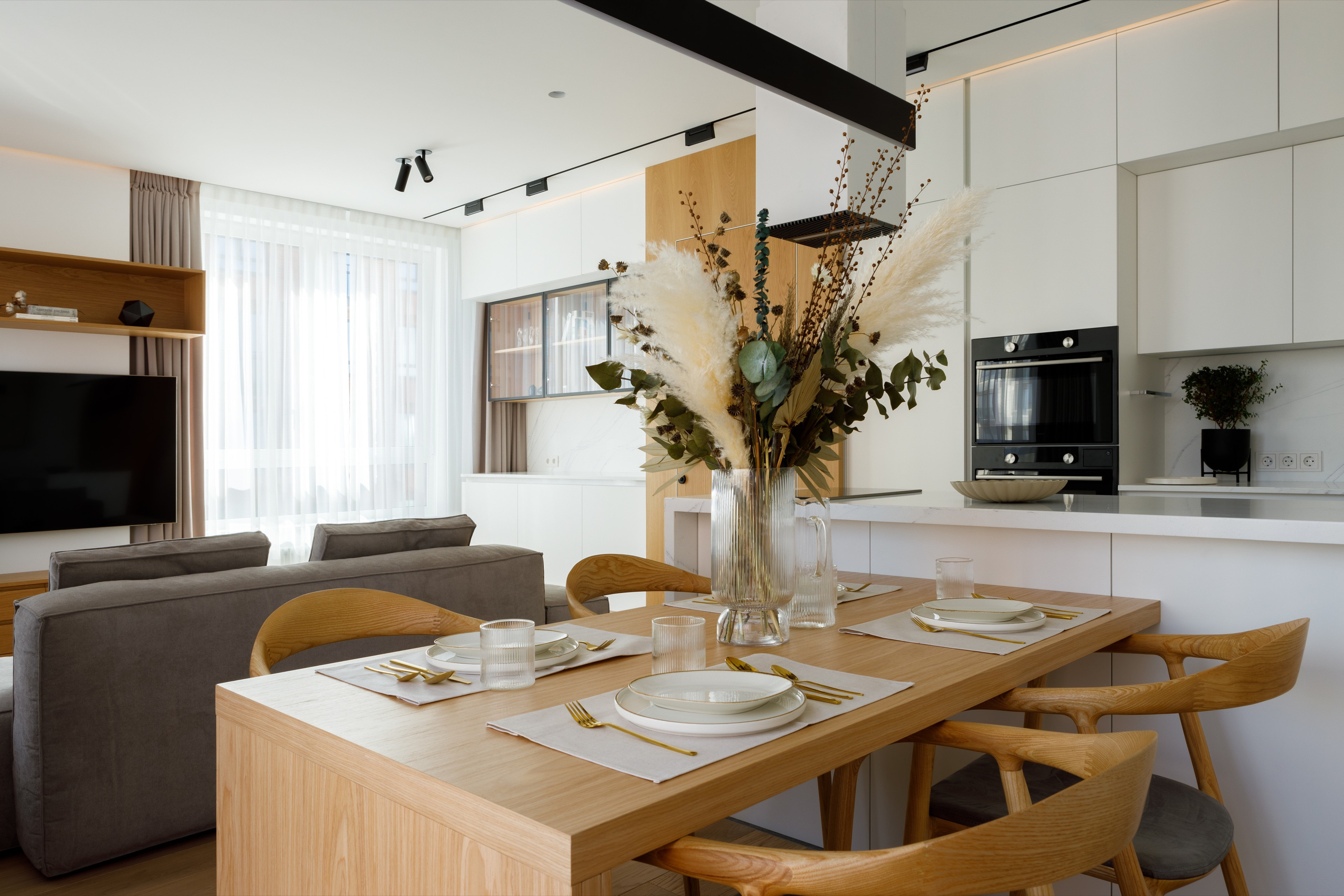 Apartment of 71 sq.m in the residential complex Western port. Commercial photographer | Anton Ermakov