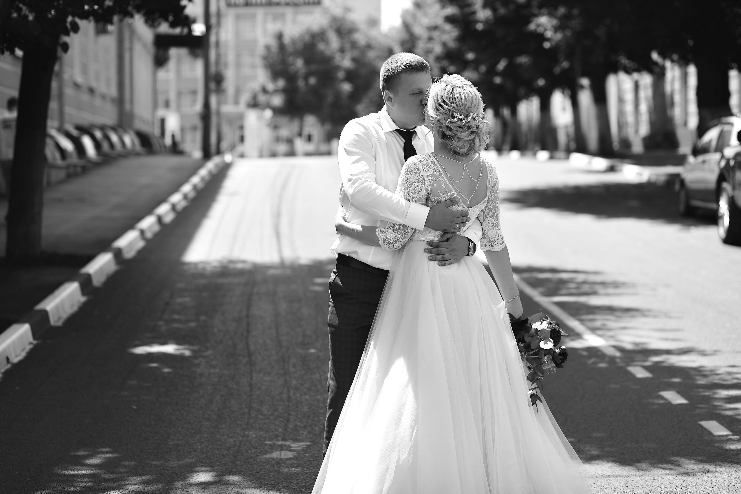 Оксана и Максим. Семейный портретный свадебный фотограф Дмитрий Тимченко. Студия / фото