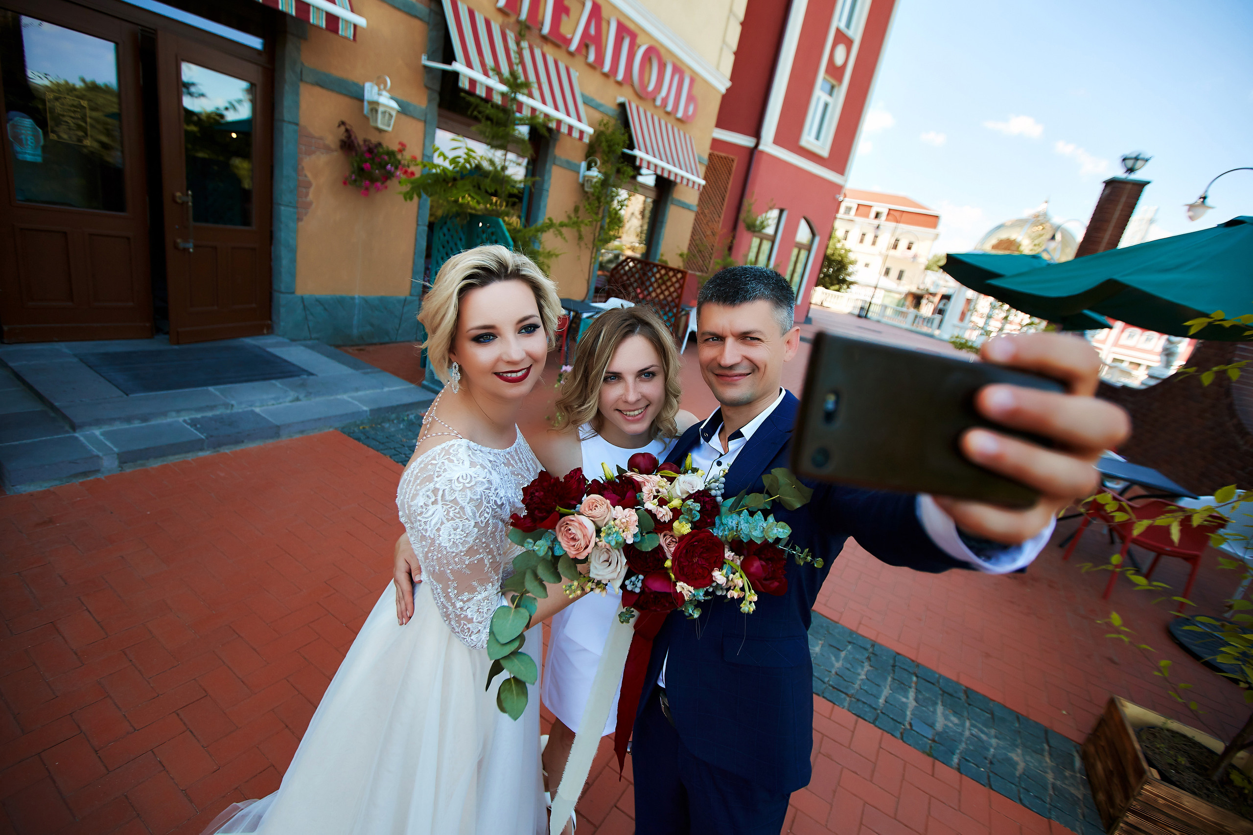 Оксана и Максим. Семейный портретный свадебный фотограф Дмитрий Тимченко. Студия / фото