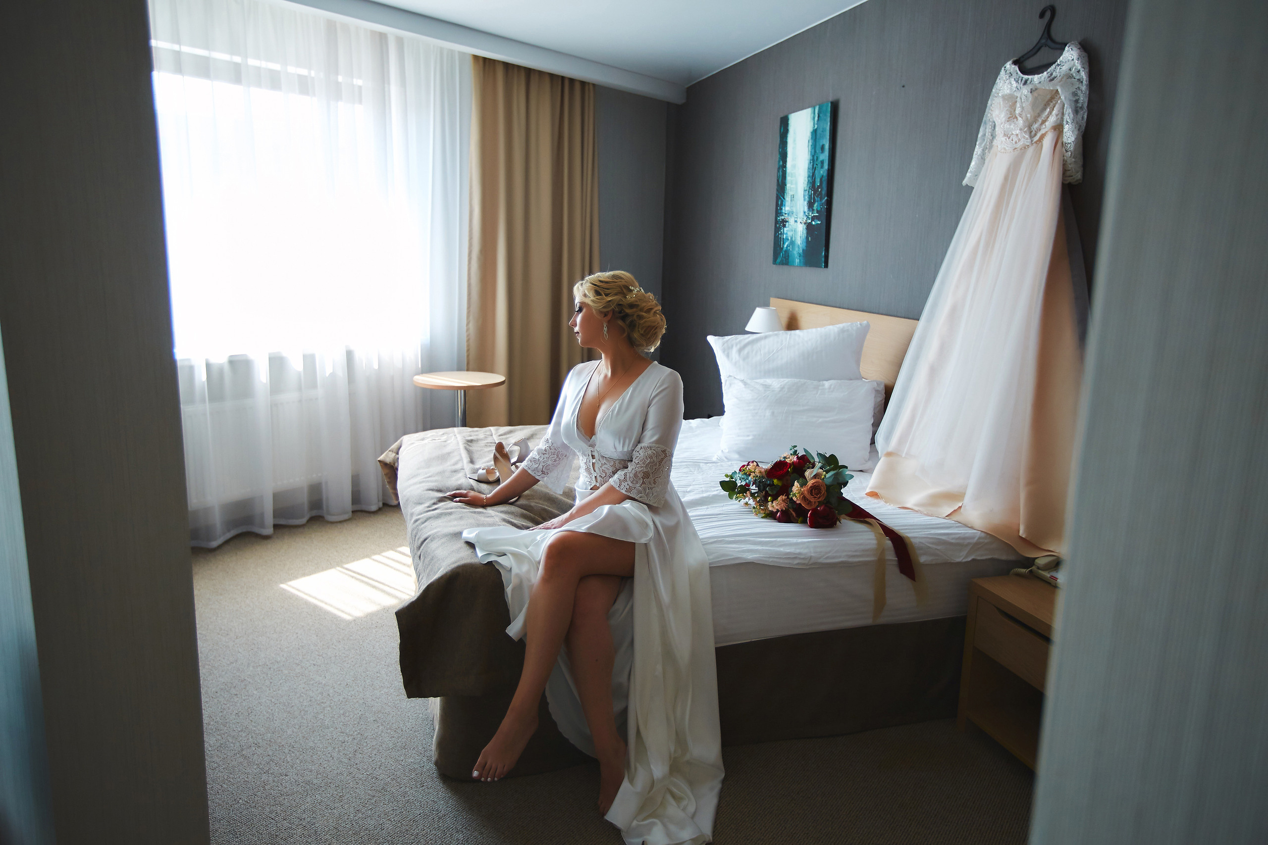 Оксана и Максим. Семейный портретный свадебный фотограф Дмитрий Тимченко. Студия / фото