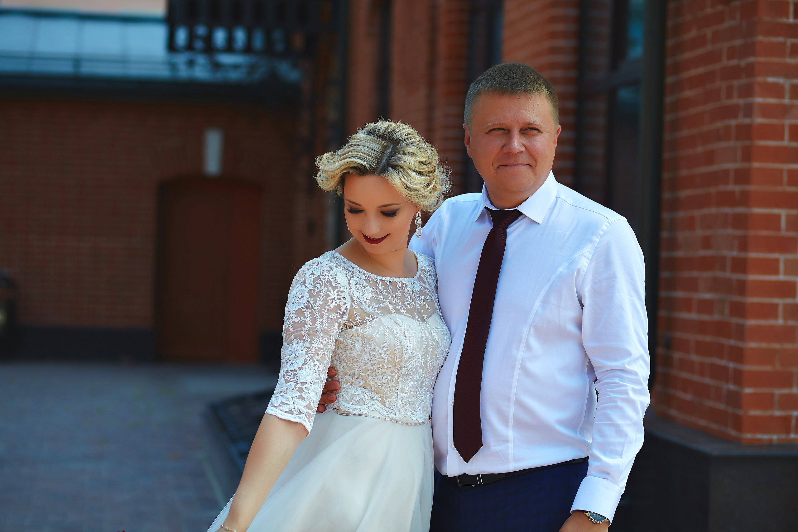 Оксана и Максим. Семейный портретный свадебный фотограф Дмитрий Тимченко. Студия / фото