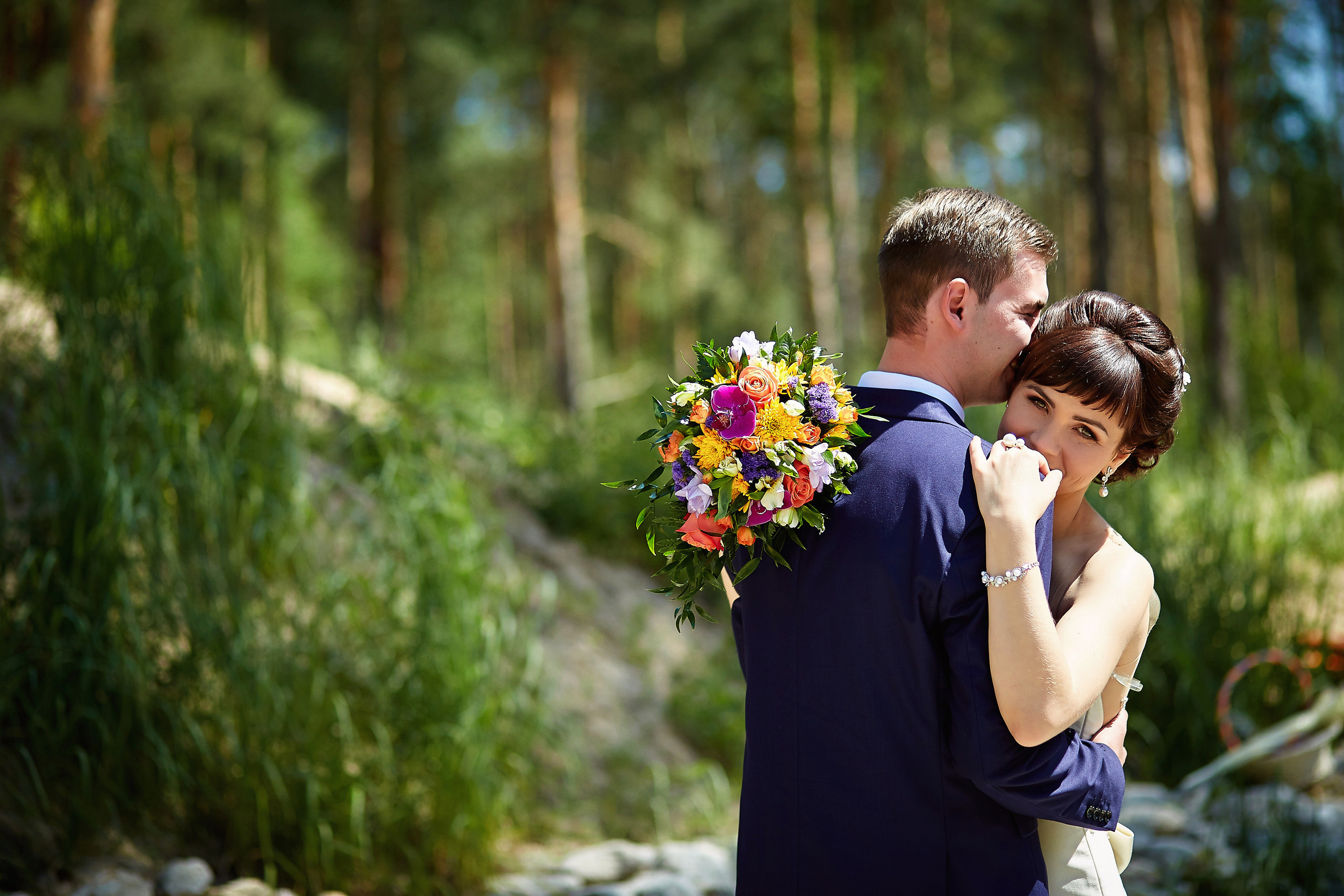 Свадебная фотография. Семейный портретный свадебный фотограф Дмитрий Тимченко. Студия / фото