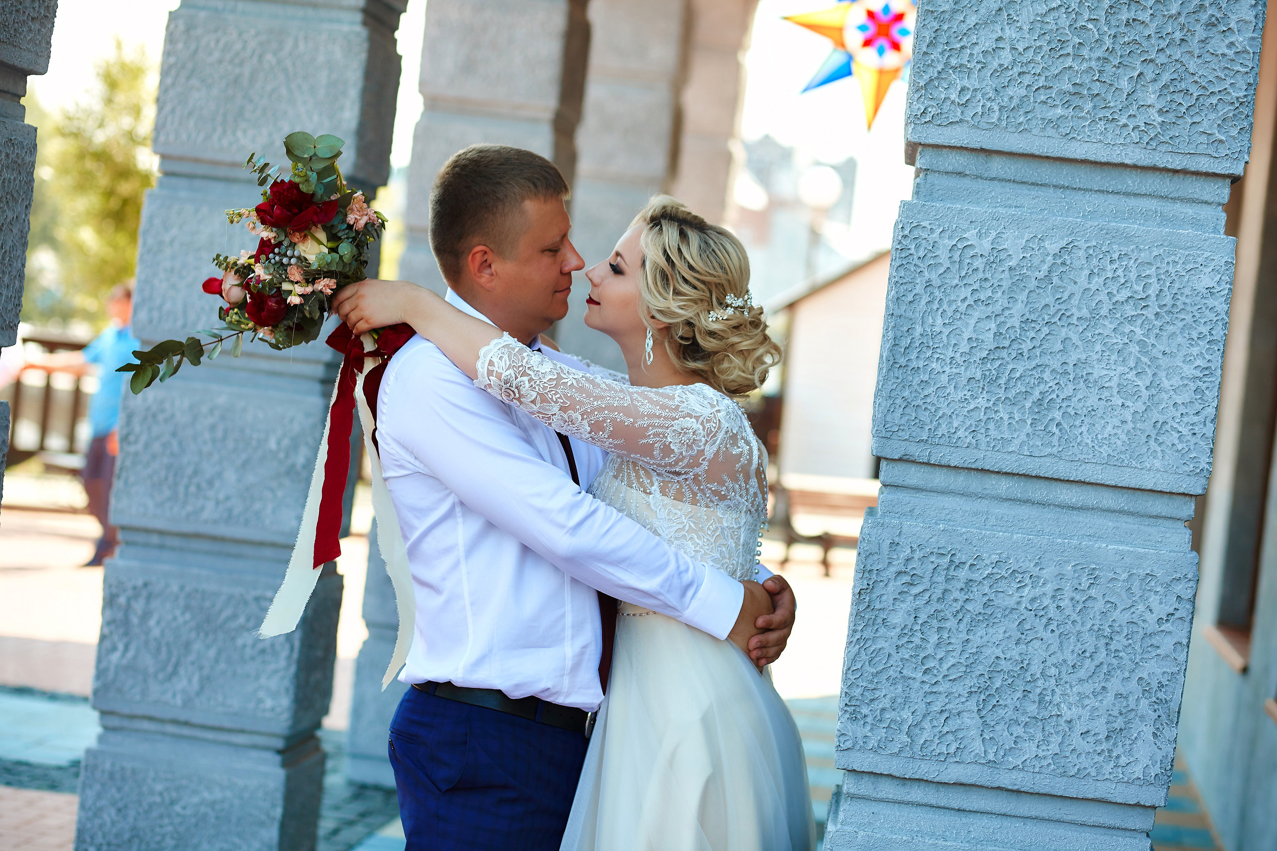 Оксана и Максим. Семейный портретный свадебный фотограф Дмитрий Тимченко. Студия / фото