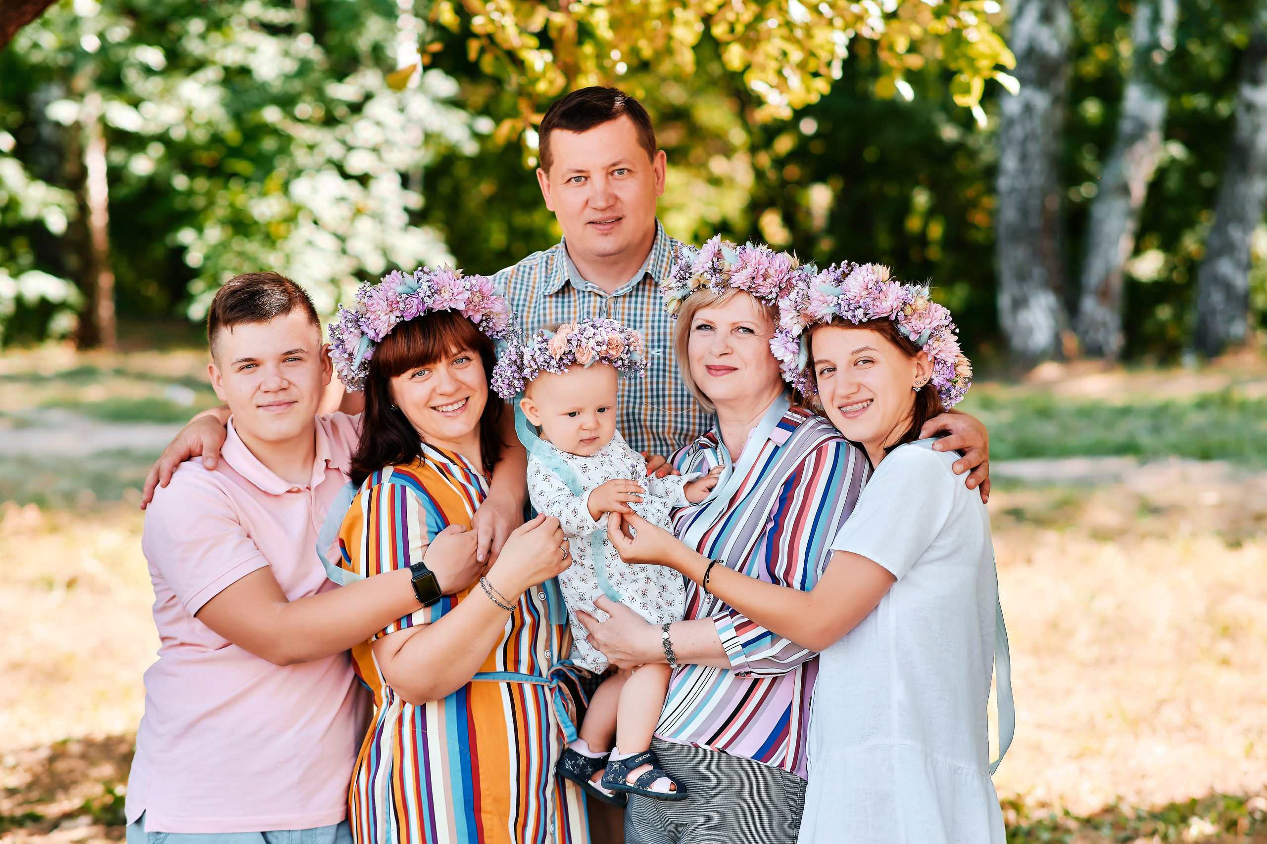 Семейная фотография. Семейный портретный свадебный фотограф Дмитрий Тимченко. Студия / фото