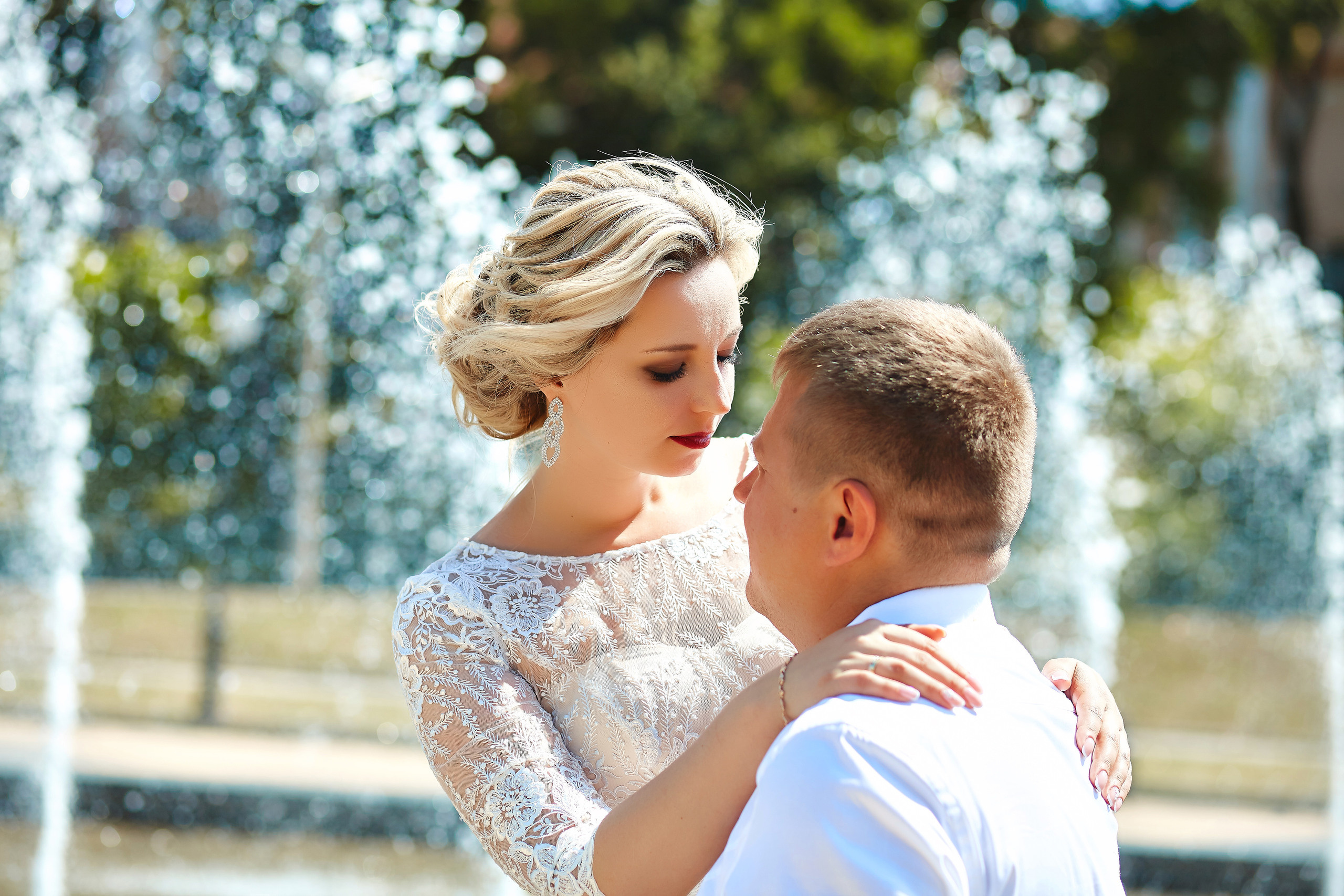 Оксана и Максим. Семейный портретный свадебный фотограф Дмитрий Тимченко. Студия / фото