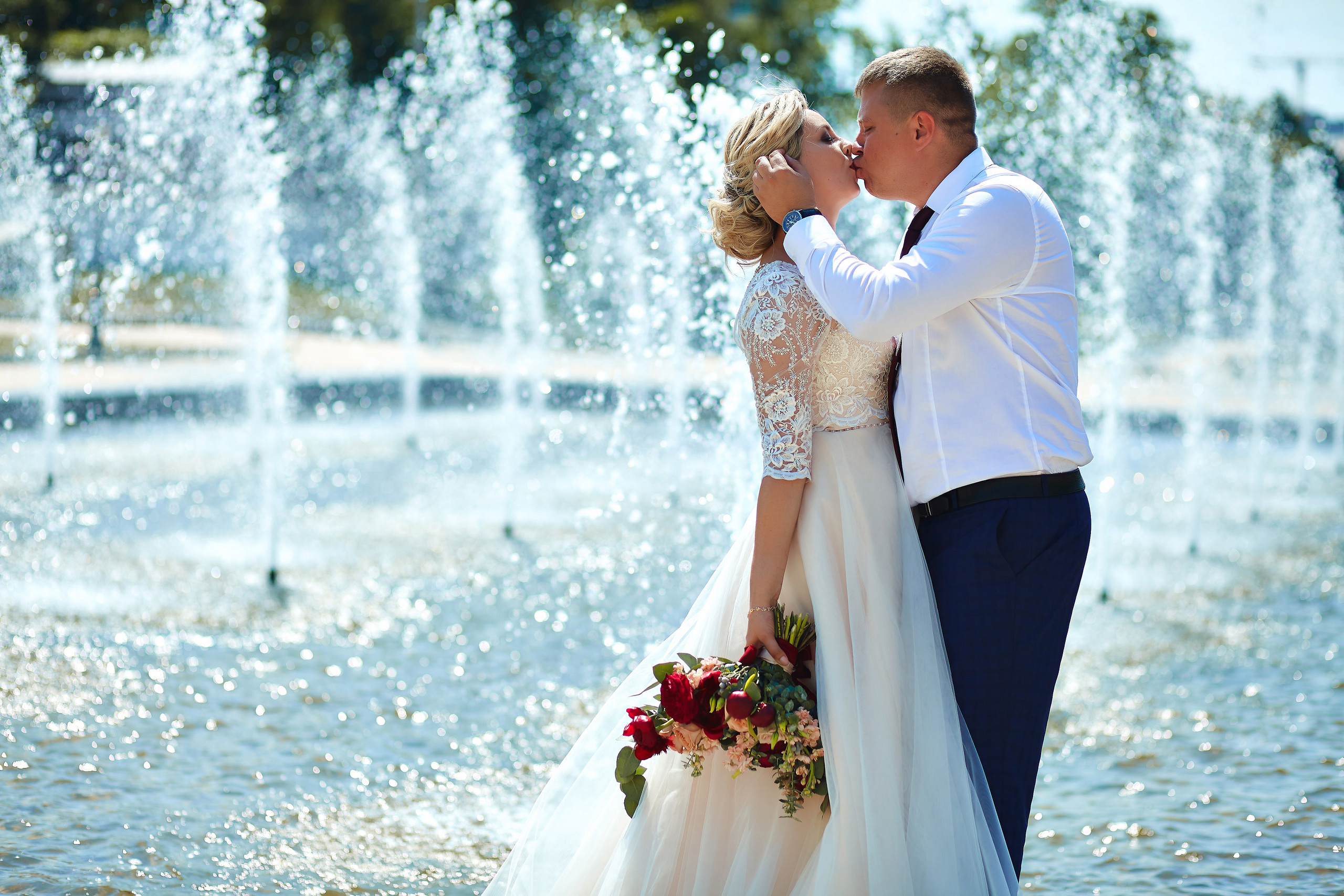 Свадебная фотография. Семейный портретный свадебный фотограф Дмитрий Тимченко. Студия / фото