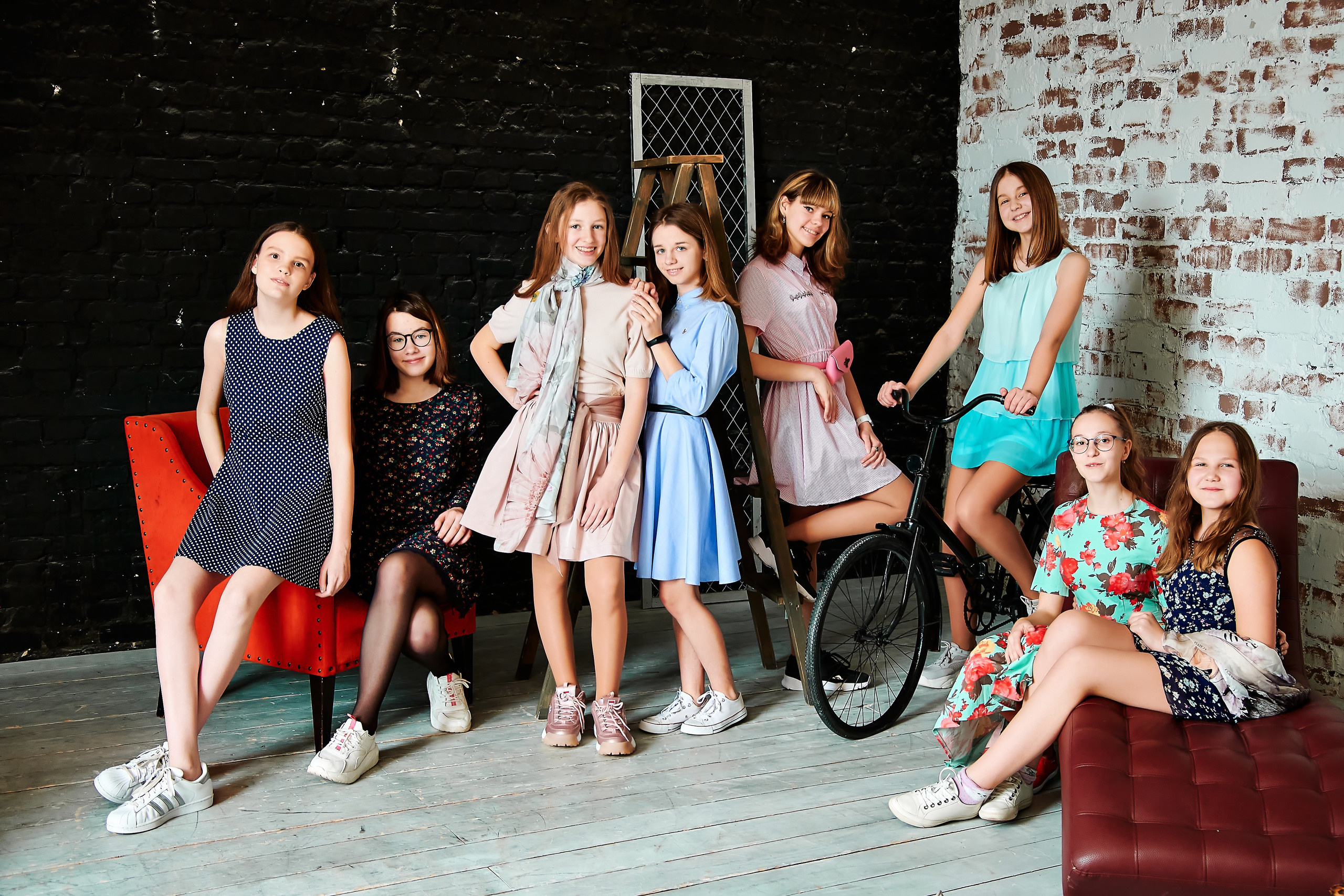 Семейная фотография. Семейный портретный свадебный фотограф Дмитрий Тимченко. Студия / фото