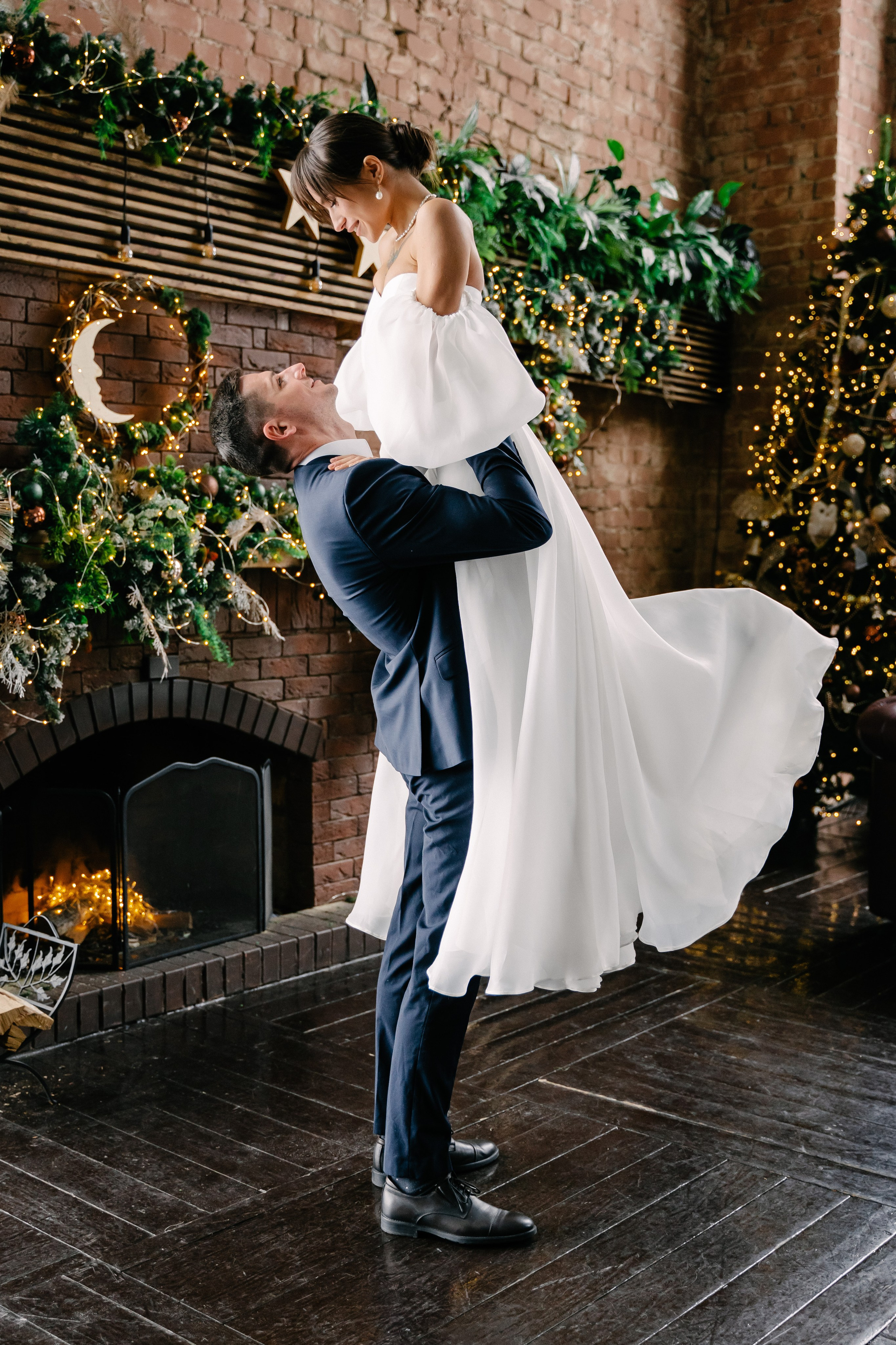 Свадебная фотосессия молодоженов в студии. Свадебный и семейный фотограф из Воронежа|Москвы Бубнова Екатерина