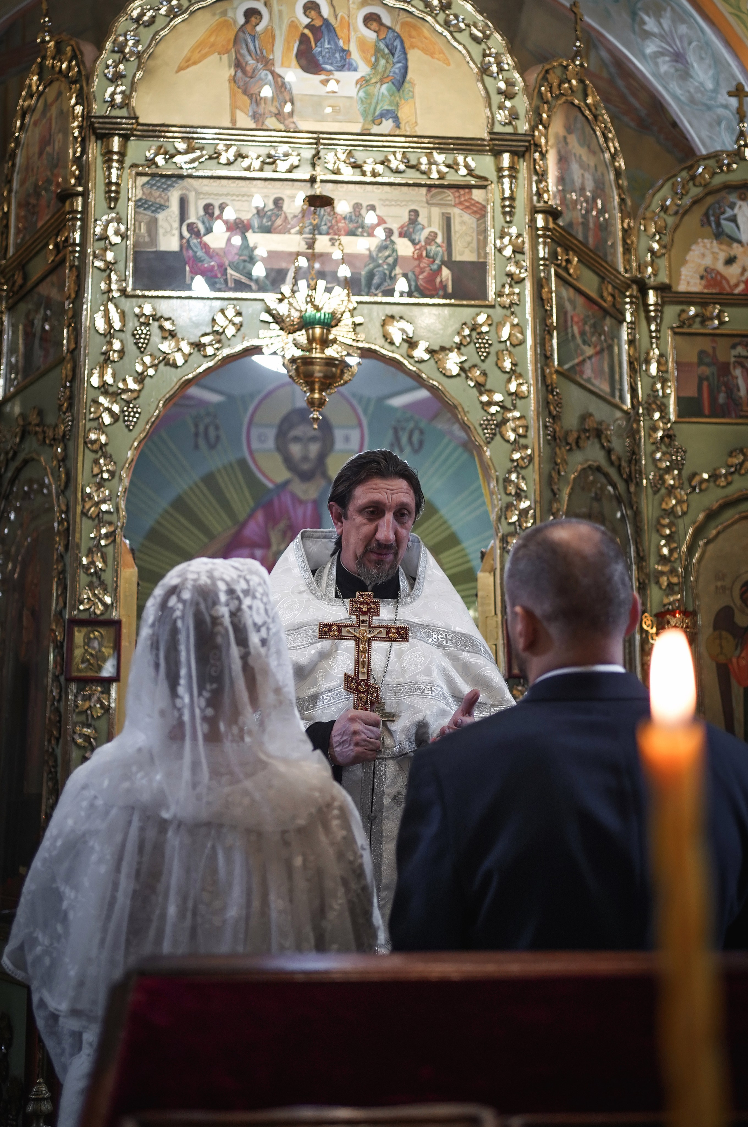 Венчание в Троицком храме. Свадебный фотограф в Ростове-на-Дону. Таинство Крещения и Венчания, семейные фотосессии. Алёна Чёботова