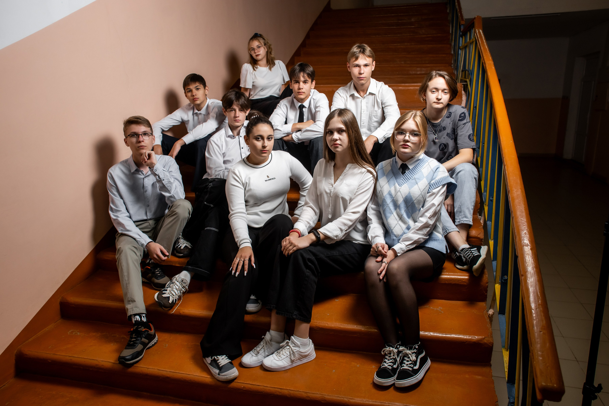 Групповая сьемка в школе. Ольга Плаксина фотограф в Саратове