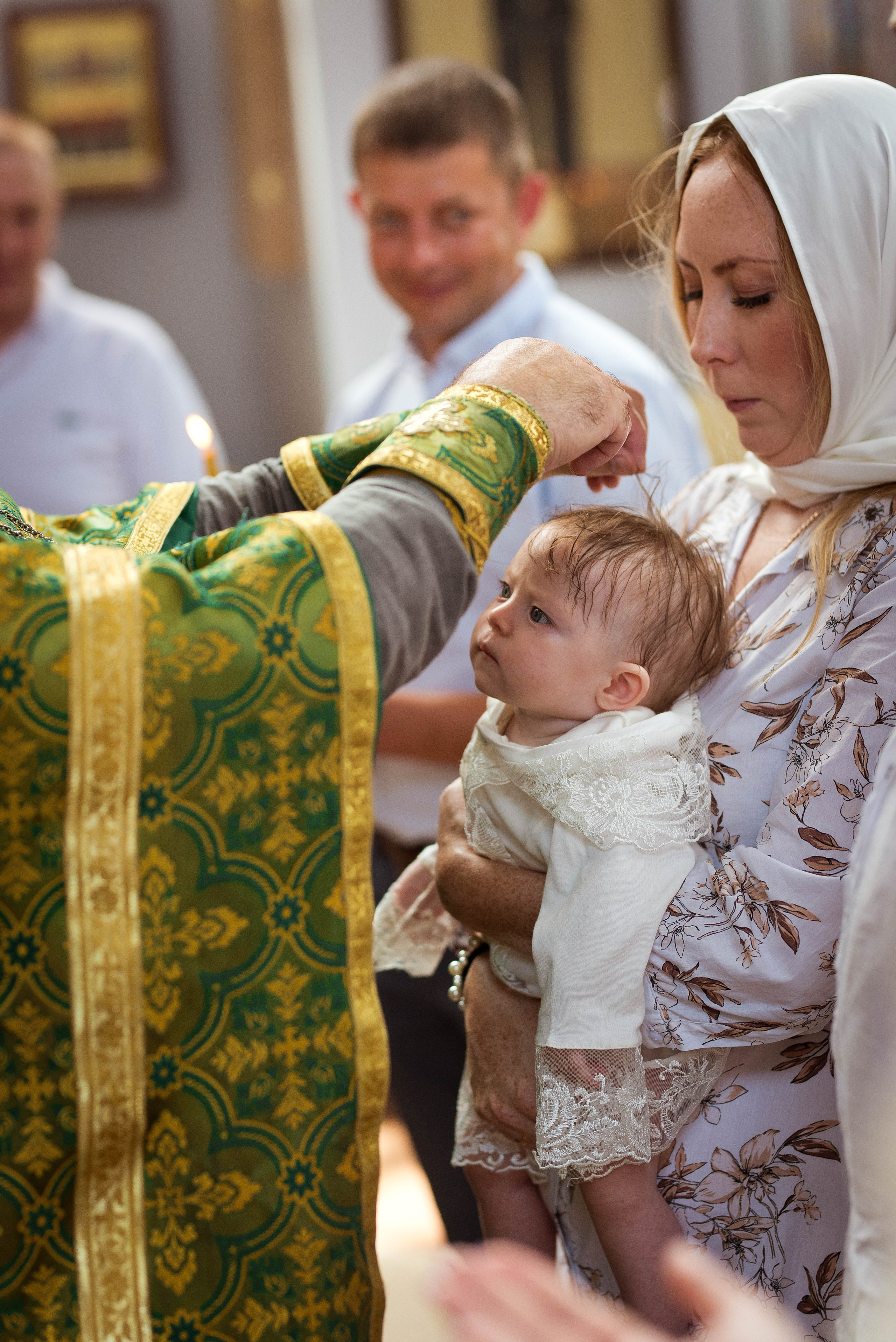 Крещение Варвары. Свадебный и семейный фотограф Яна Стражева. Волгоград, Москва