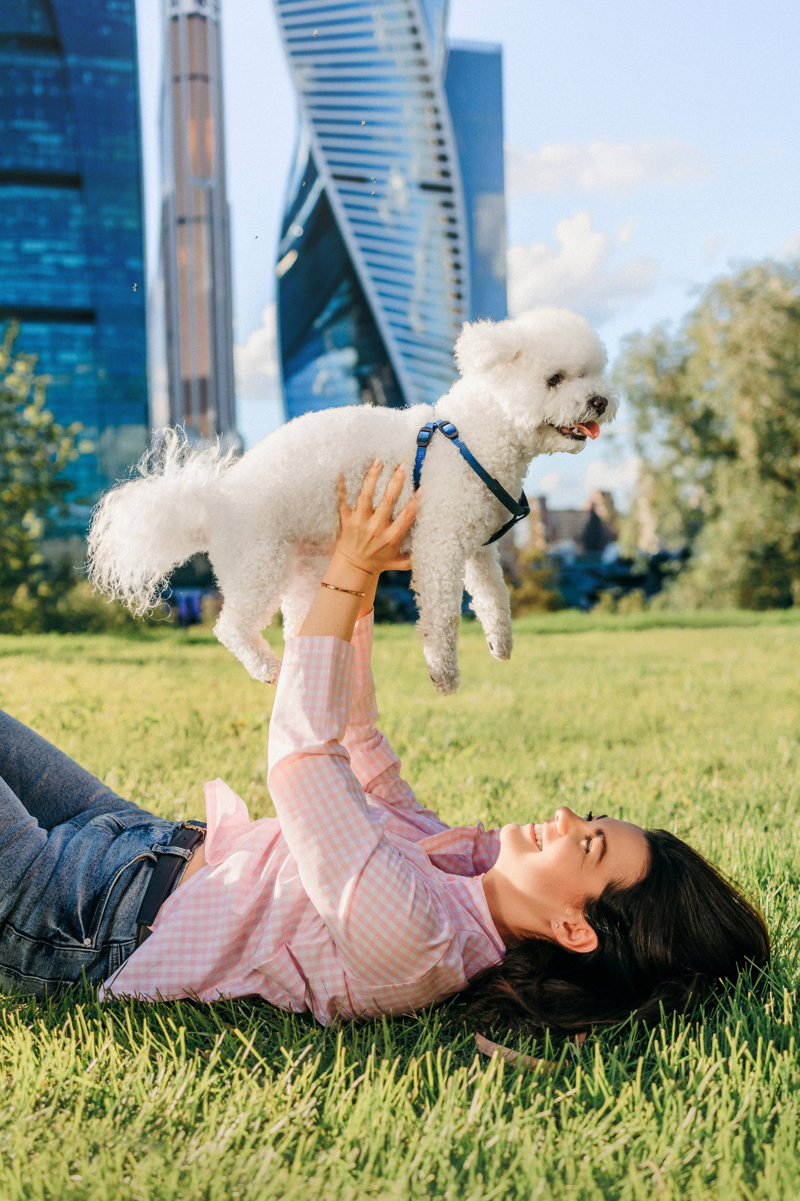 Марина, Данил и Бруно. Фотограф-анималист Елена Радченко, Москва