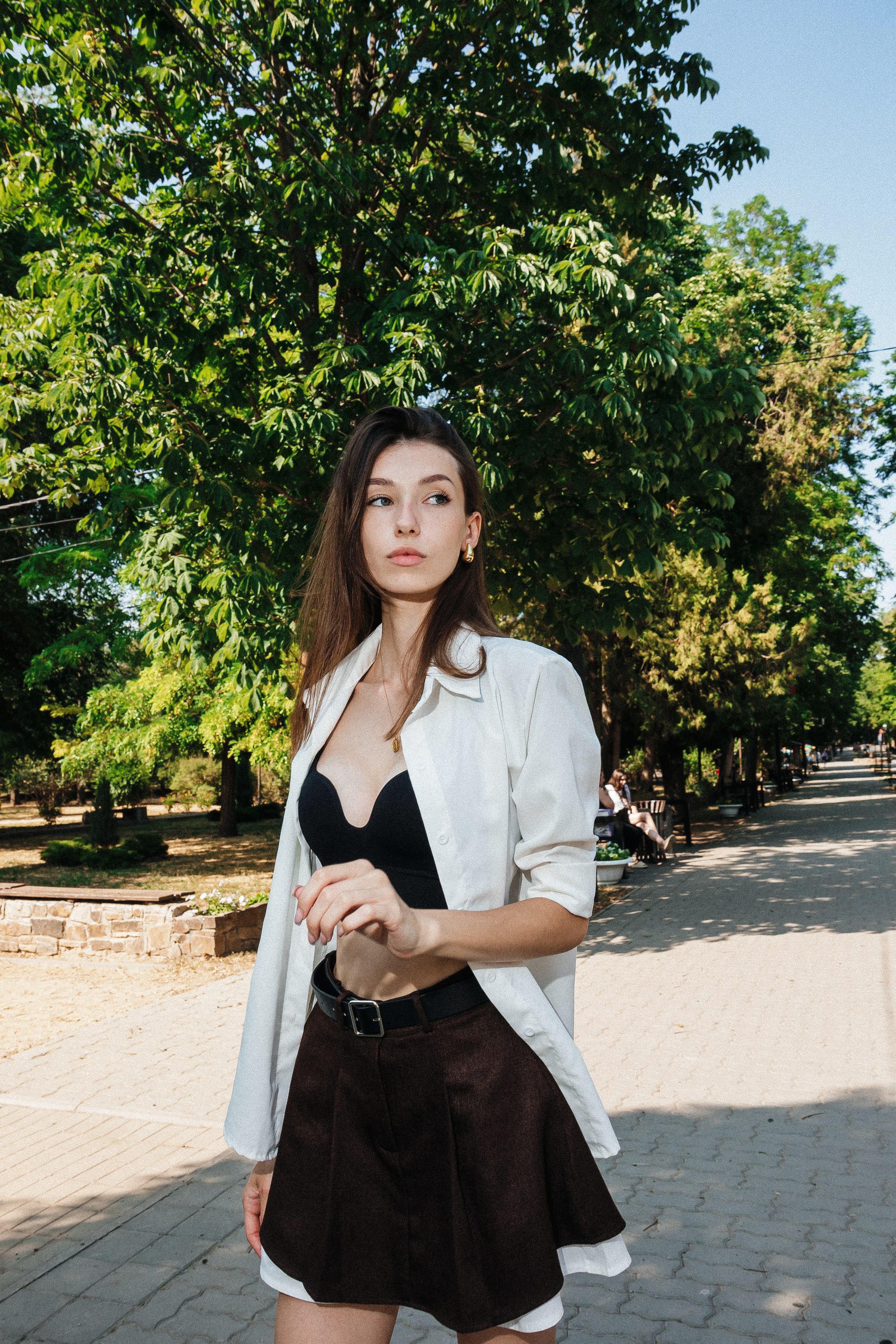 Лера в парке Горького. Фотограф Александр Бигари