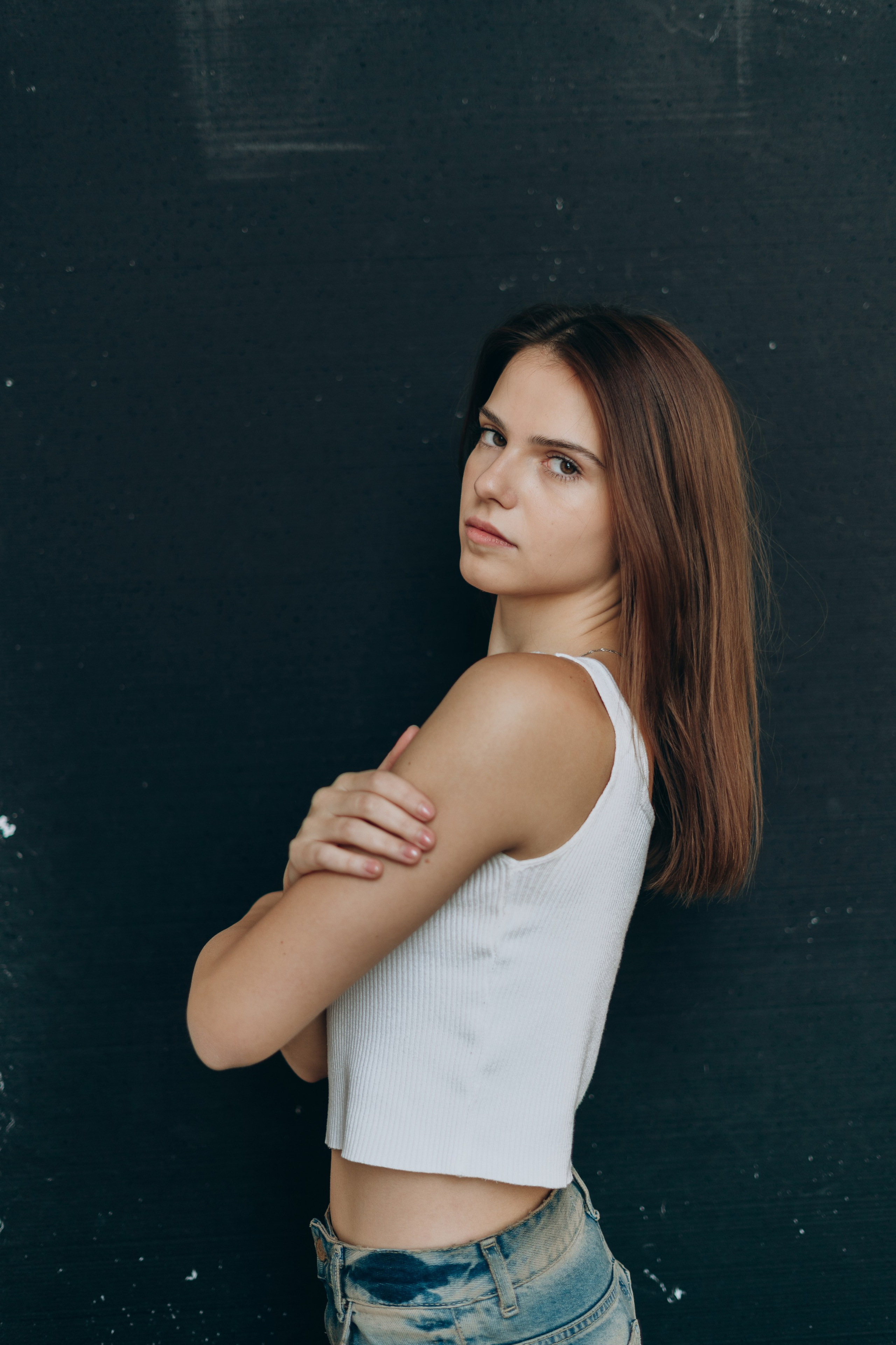 Настя. Модельные тесты. Фотограф Москва Виктория-Антуанетта