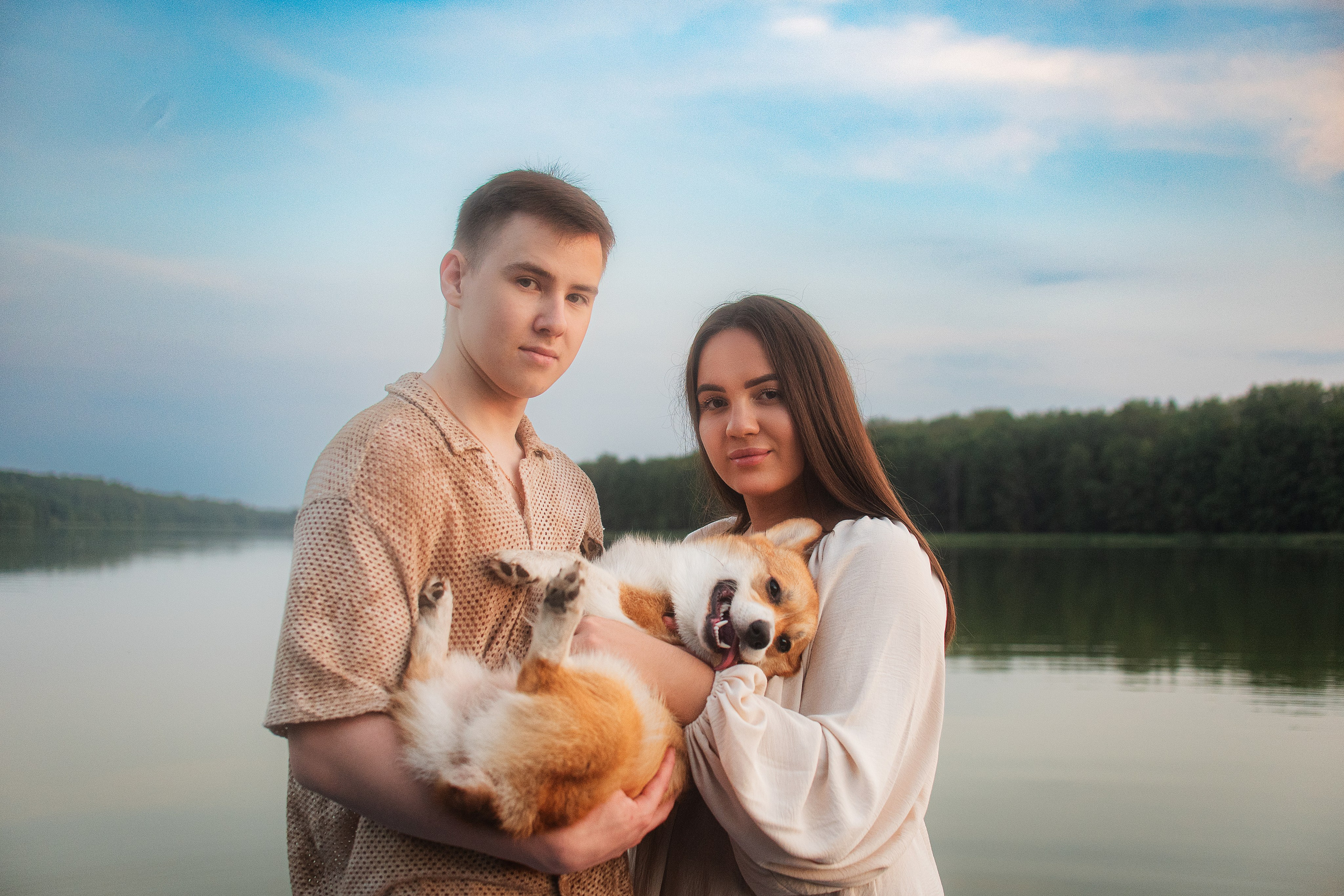 Саша, Оксана и Барни — 25.08.2024. Фотограф — Анималист | Анна Абрамова