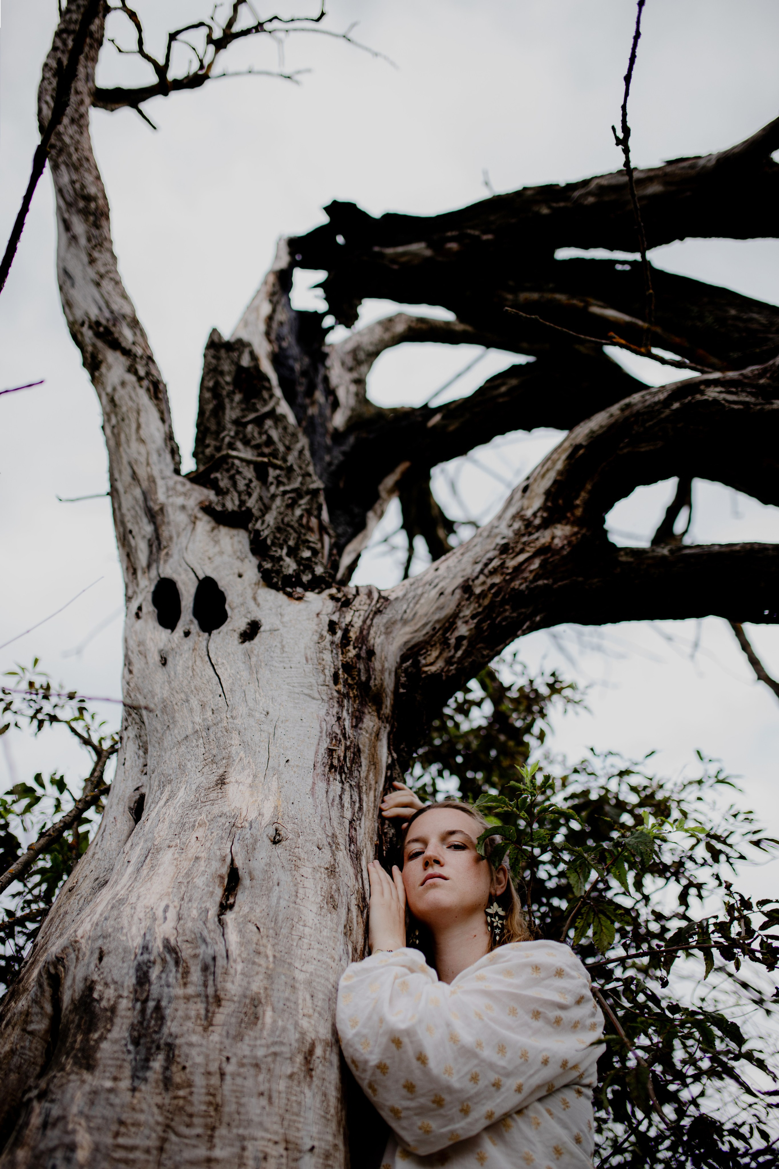 Дерево после грозы. Портретный фотограф Александра Птица. Снимаю истории о вас