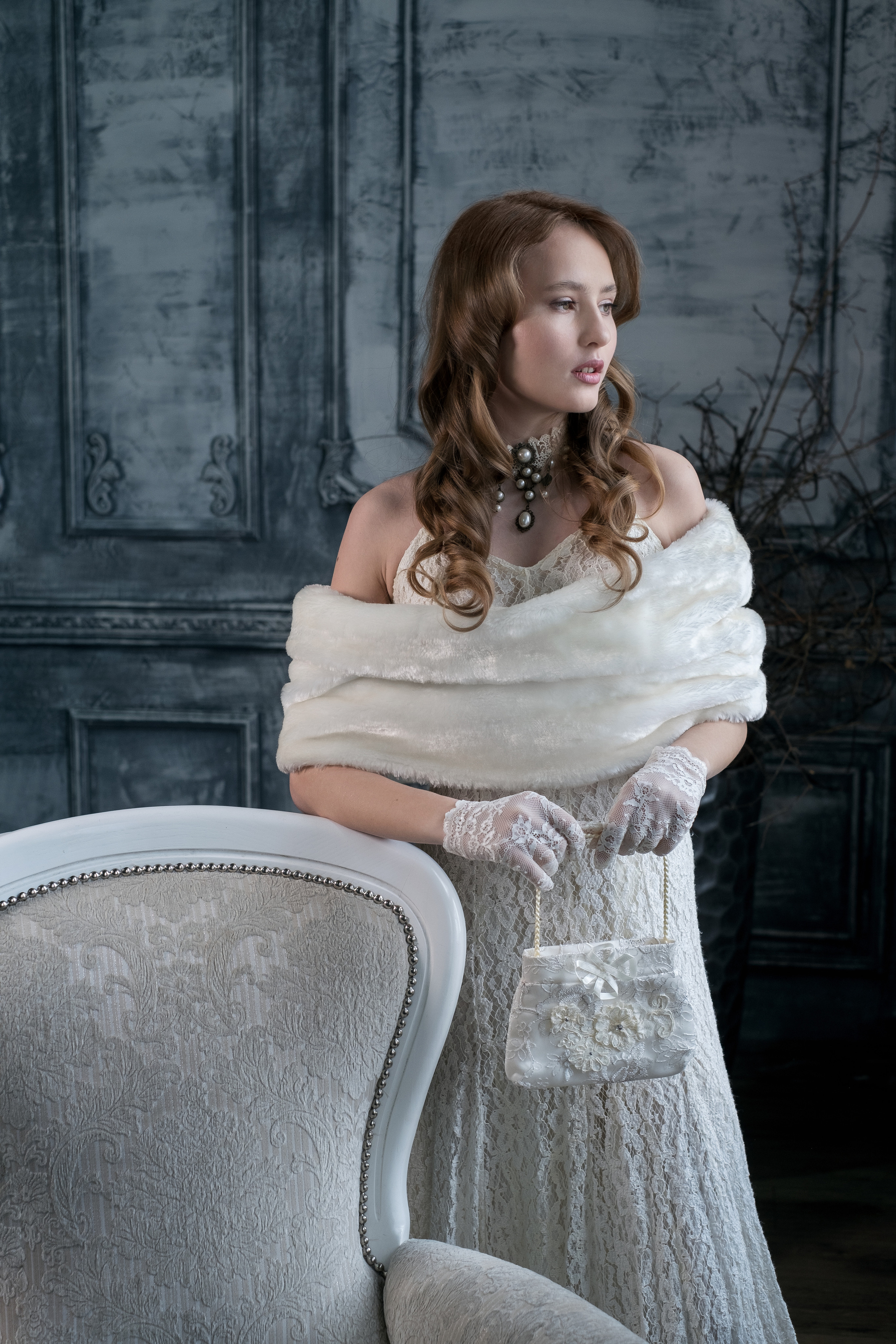 Женский портрет в стиле «Винтаж»