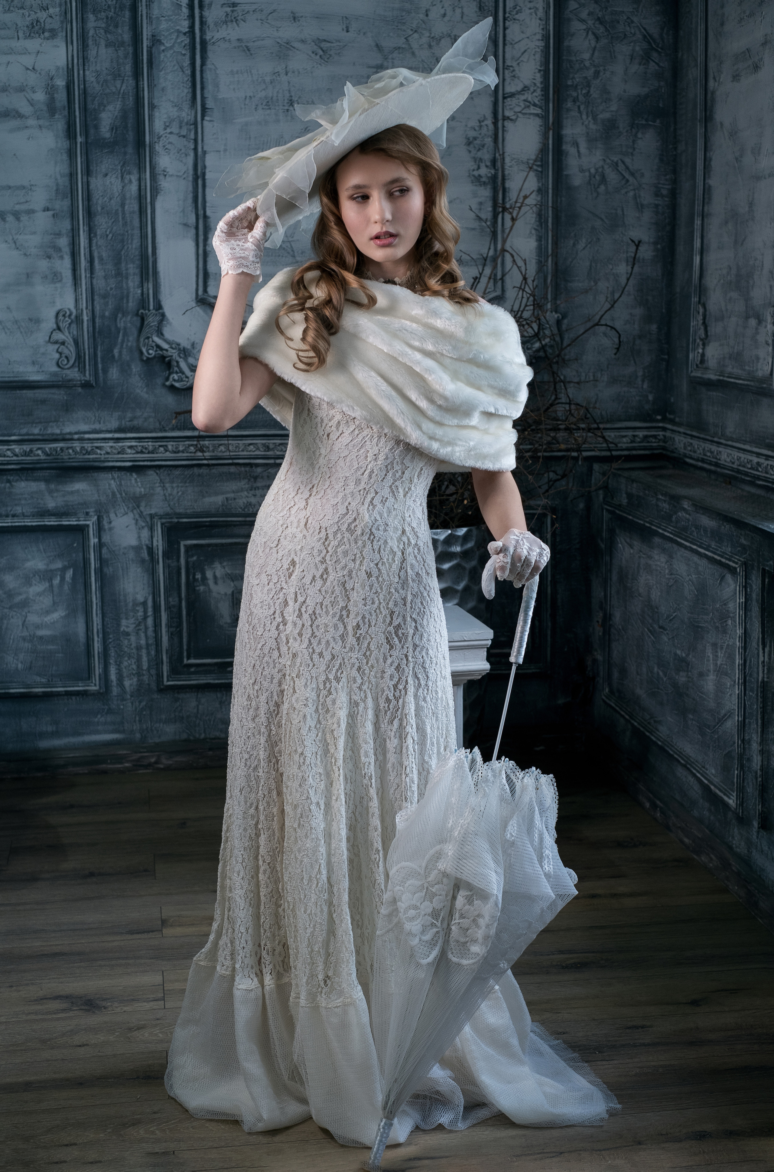 Женский портрет в стиле «Винтаж»