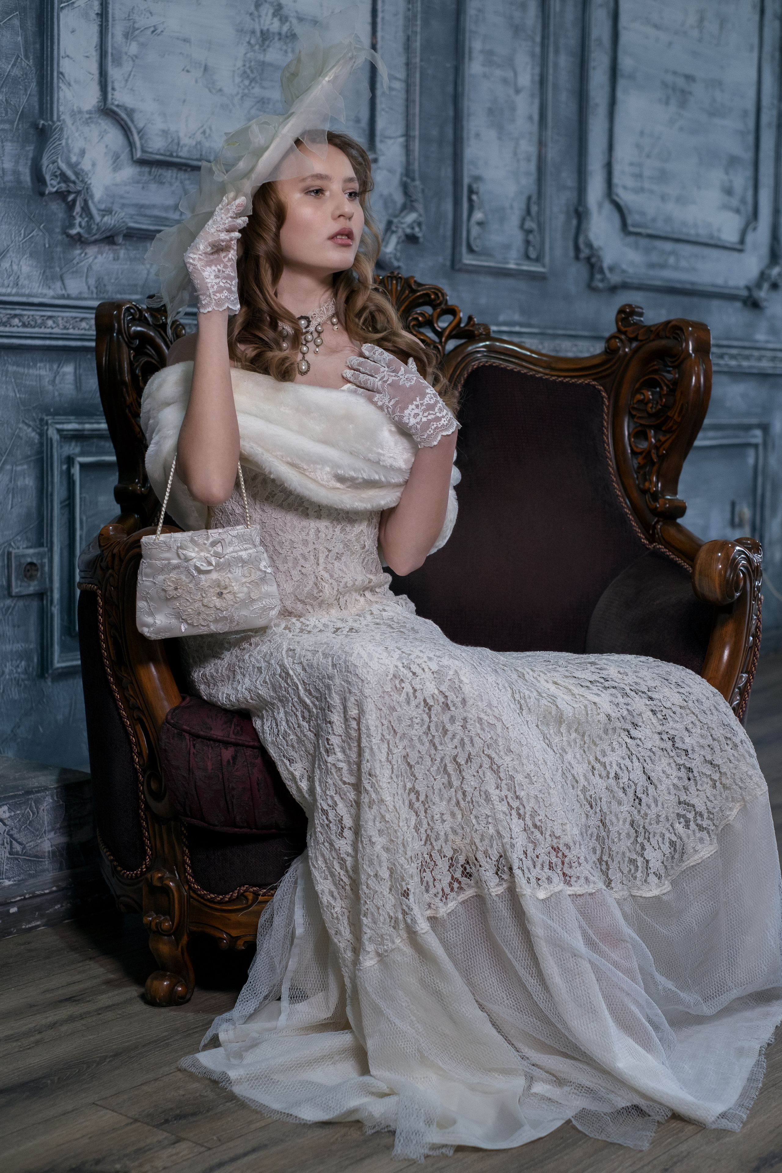 Женский портрет в стиле «Винтаж»