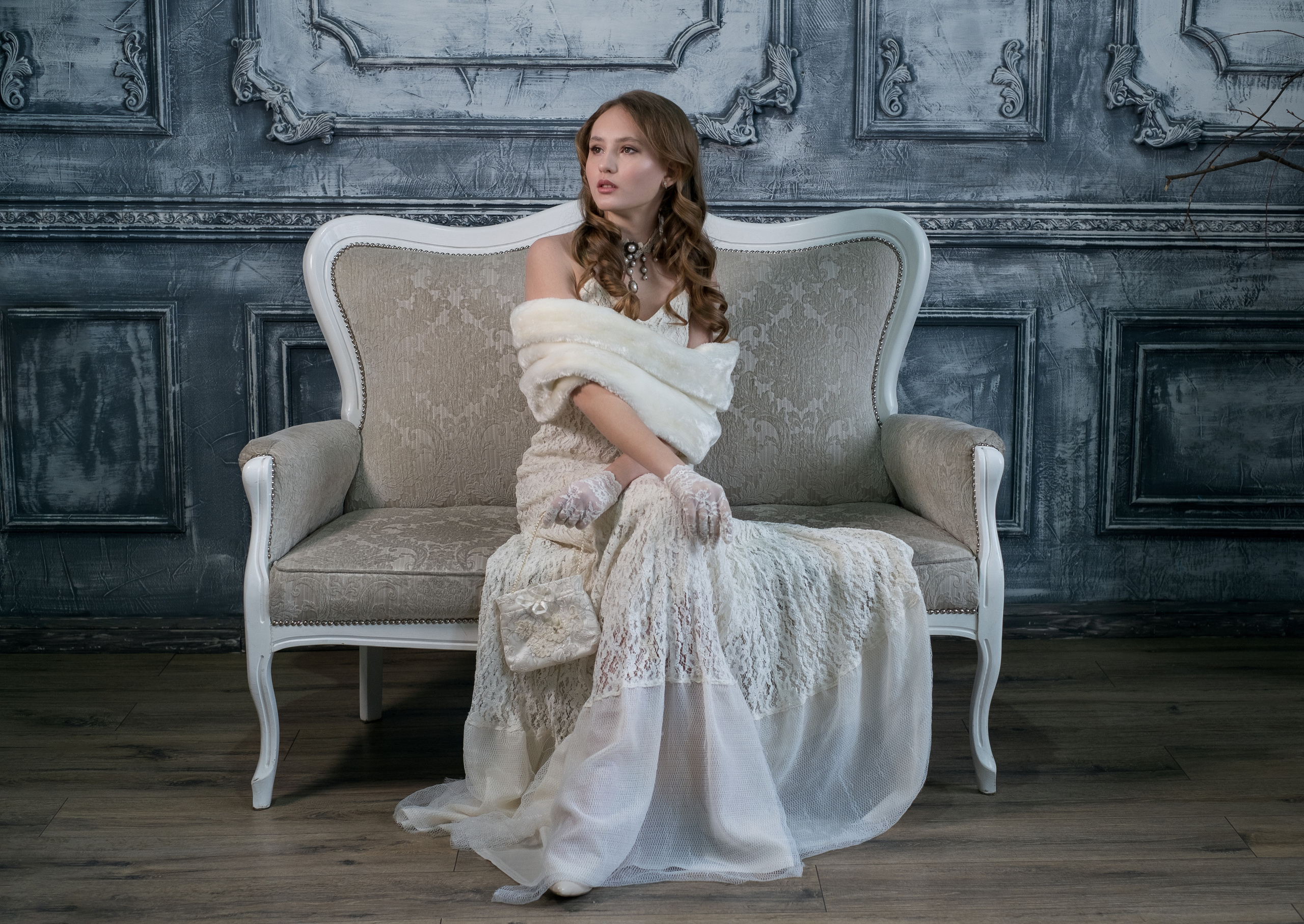 Женский портрет в стиле «Винтаж»