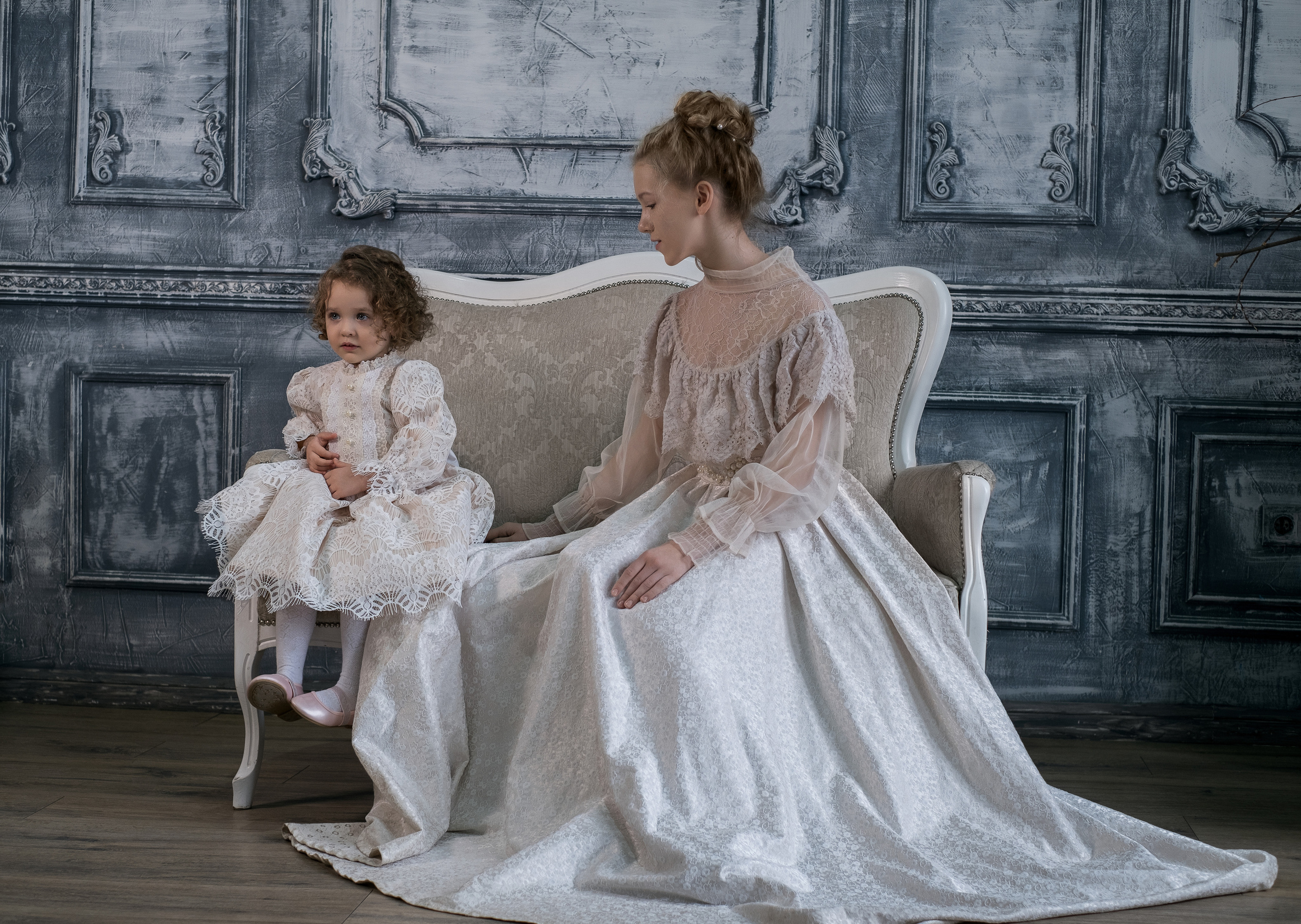 Женский портрет в стиле «Винтаж»