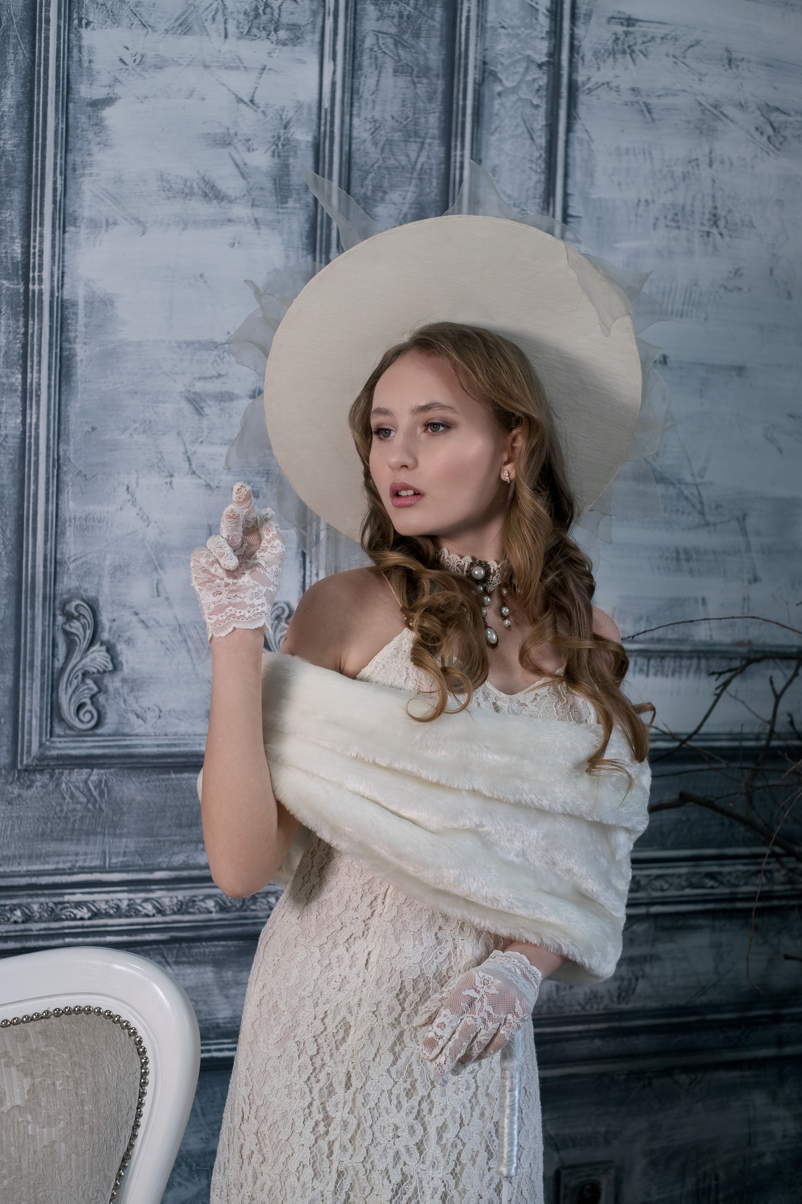 Женский портрет в стиле «Винтаж»