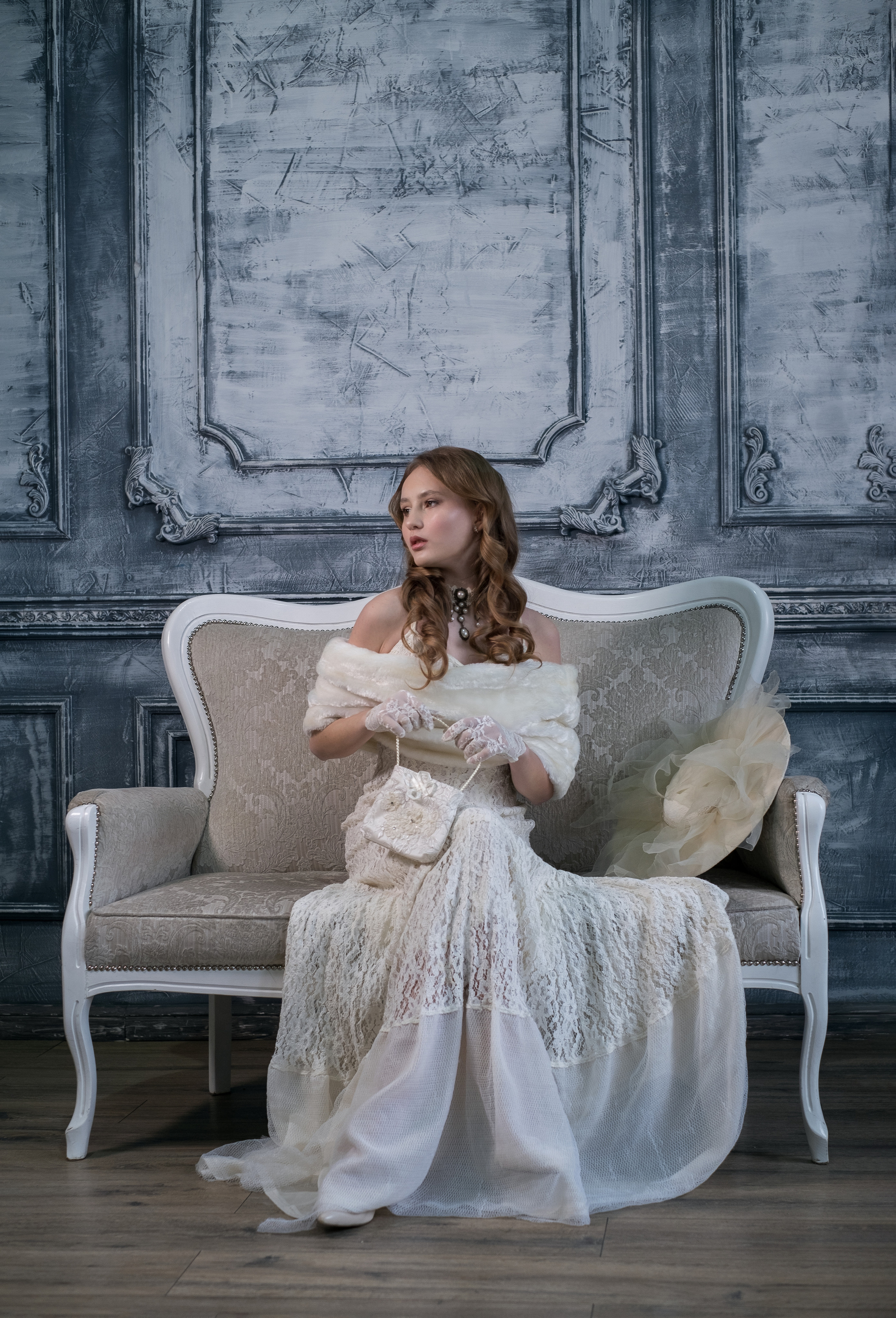 Женский портрет в стиле «Винтаж»