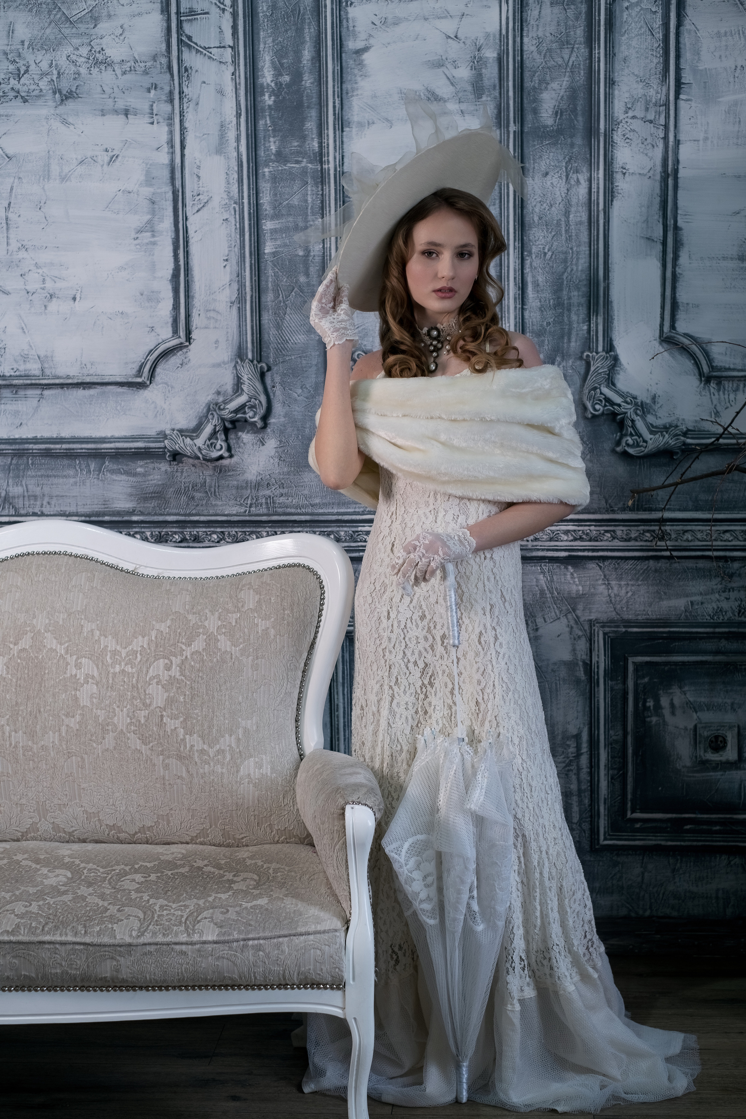 Женский портрет в стиле «Винтаж»