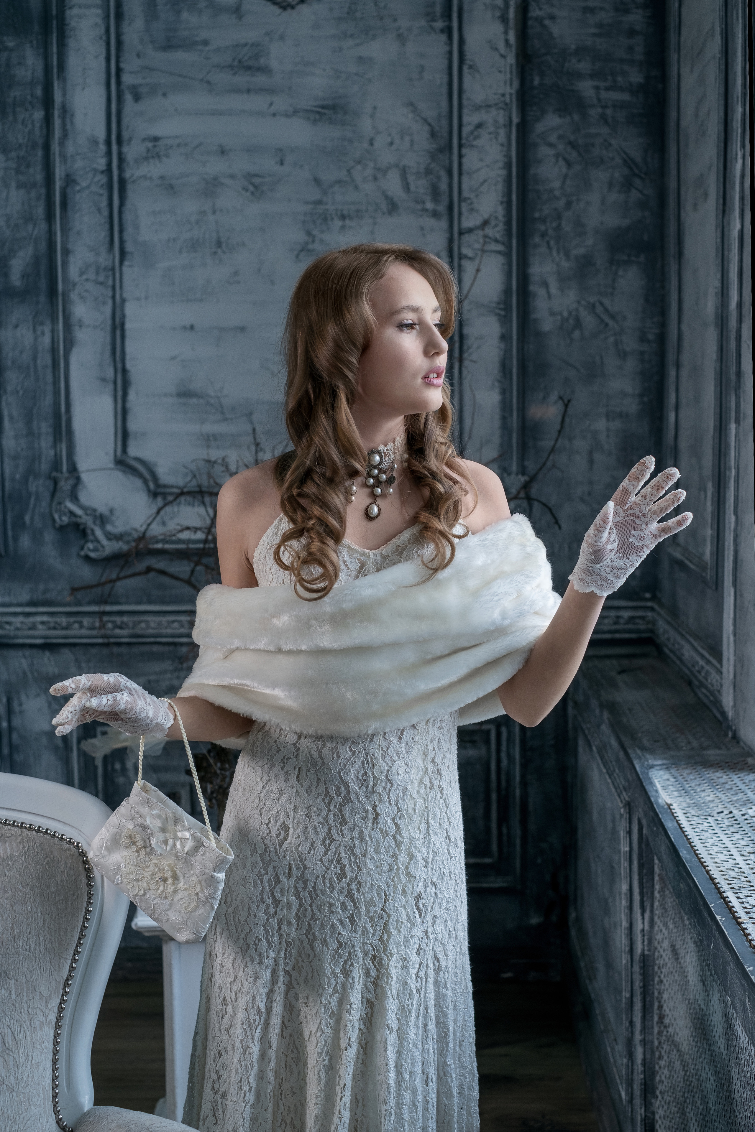 Женский портрет в стиле «Винтаж»