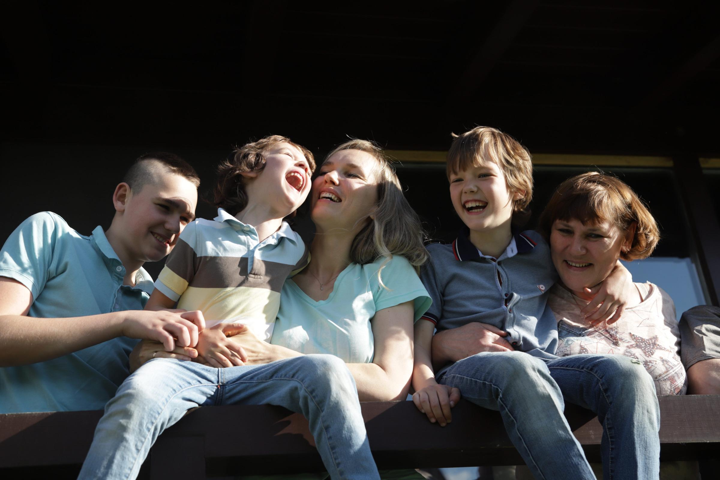 I’m at home when everyone is around. Home