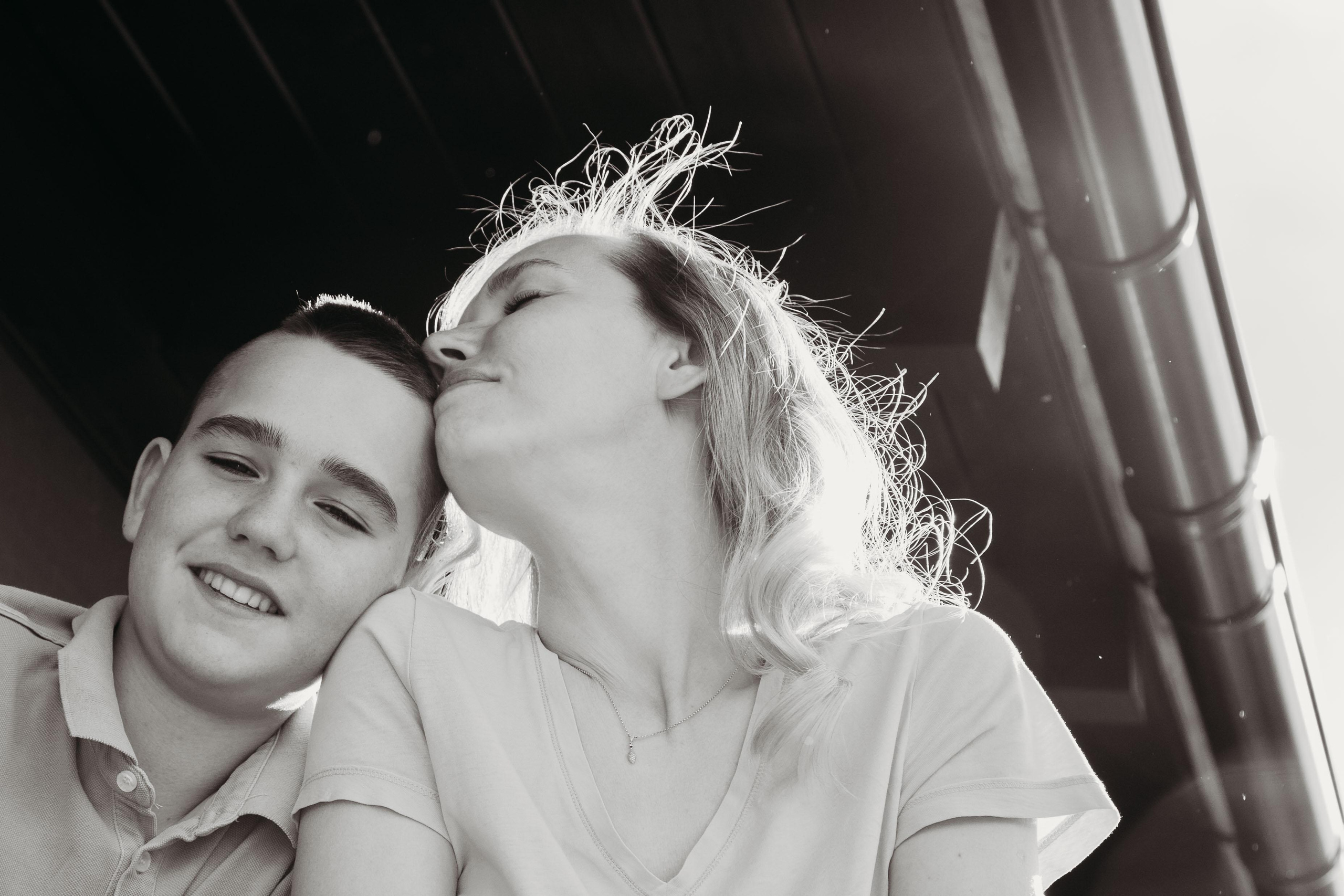 I’m at home when everyone is around. Home