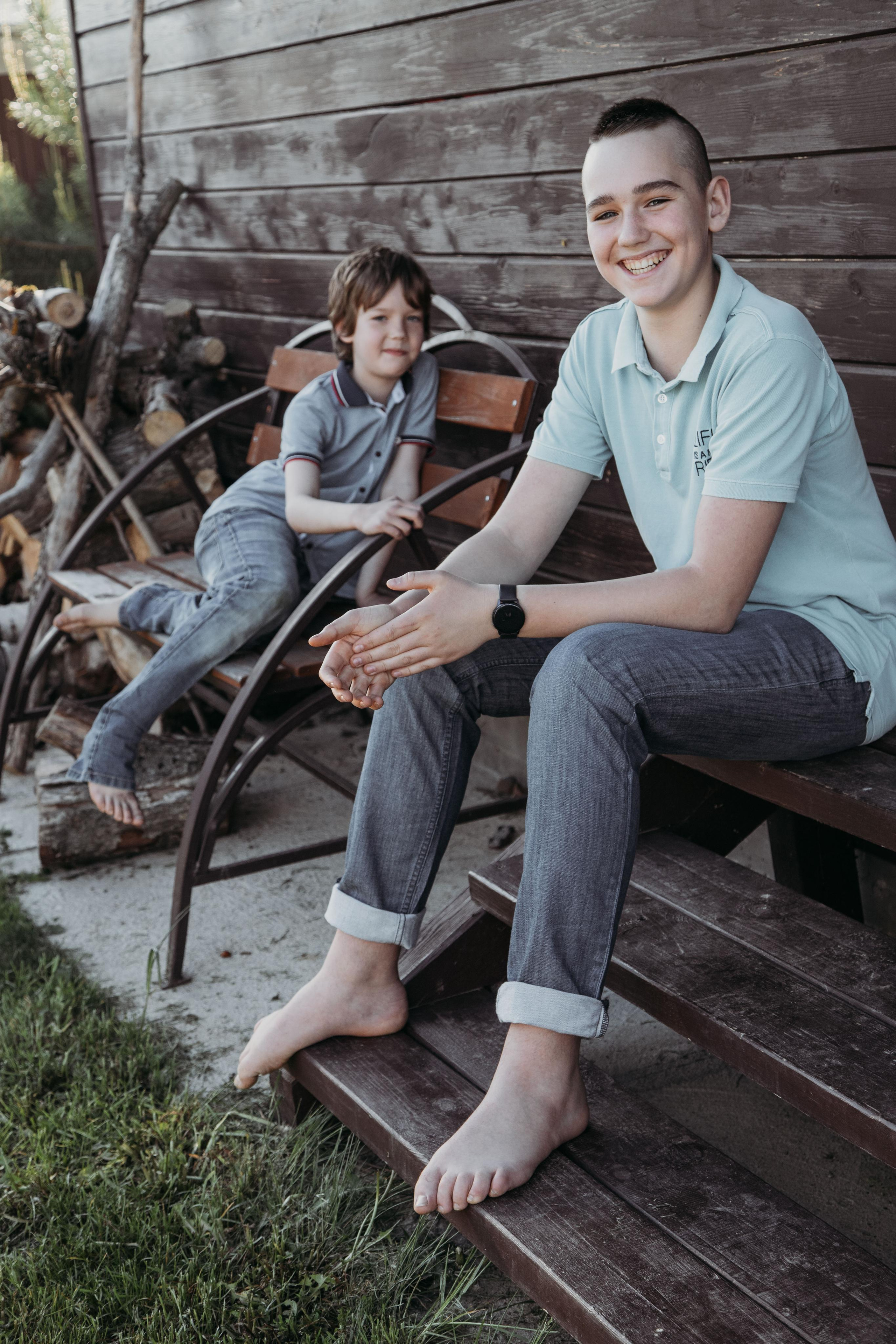 I’m at home when everyone is around. Home