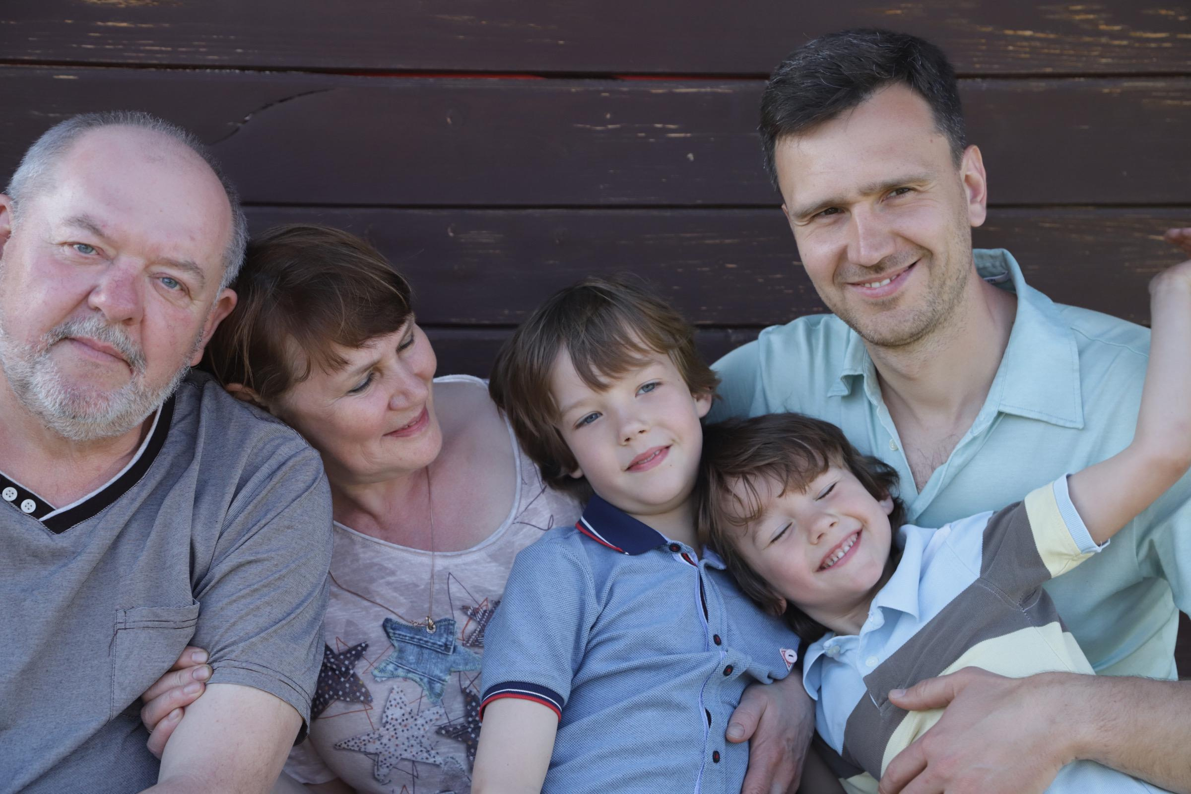 I’m at home when everyone is around. Home