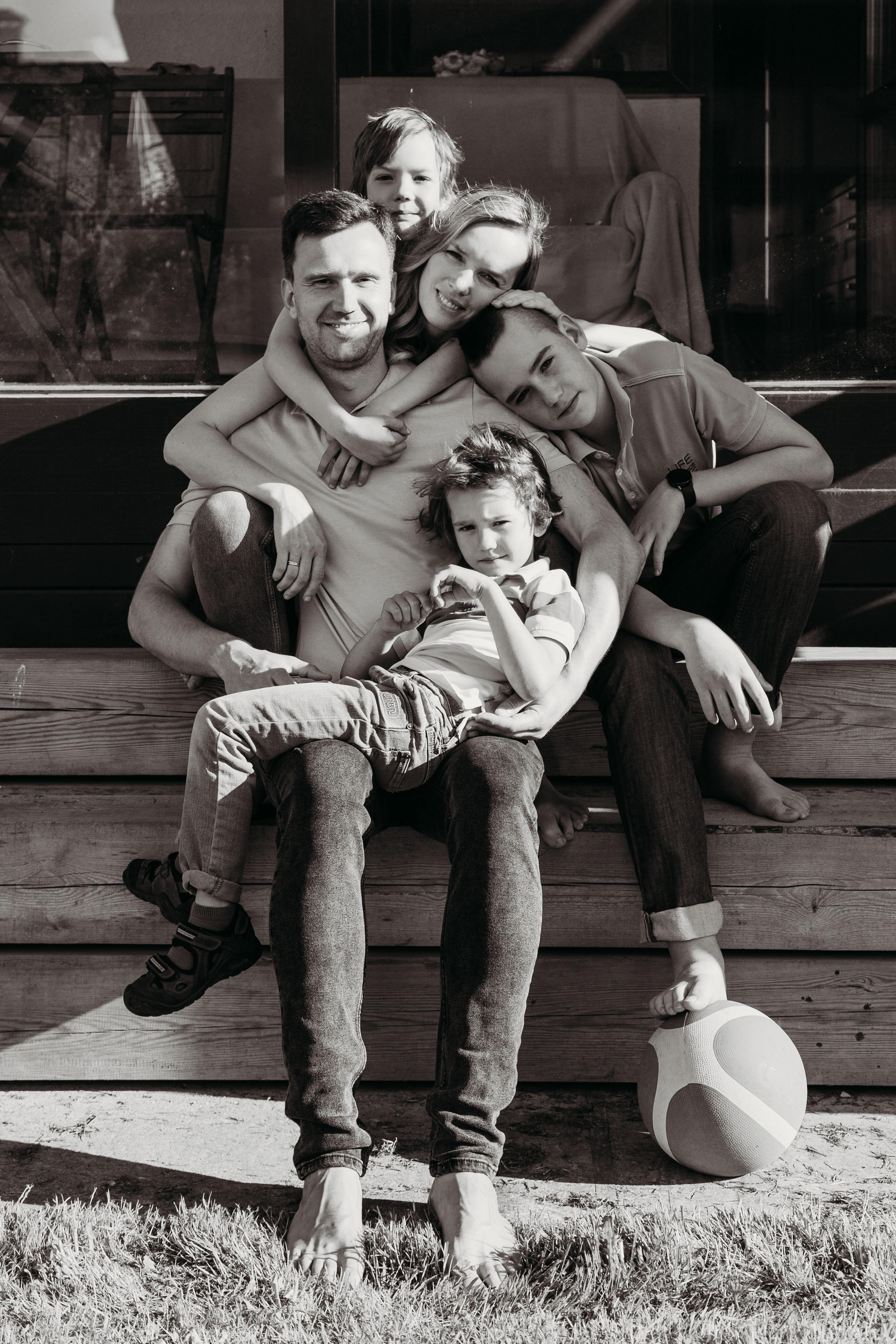 I’m at home when everyone is around. Home