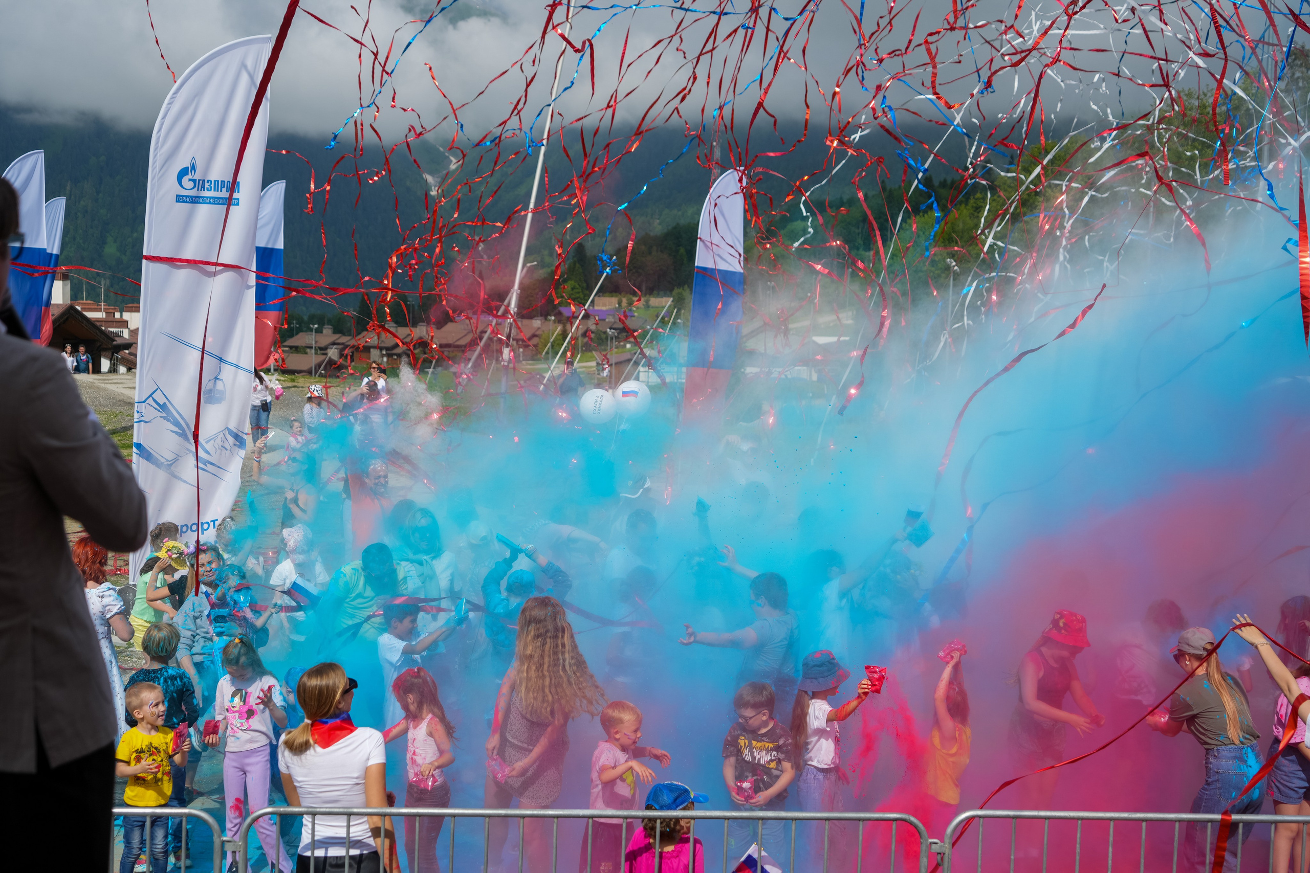 День России на курорте Газпром 2023. Репортажный фотограф в Красной Поляне и Сочи Павлюченко Екатерина