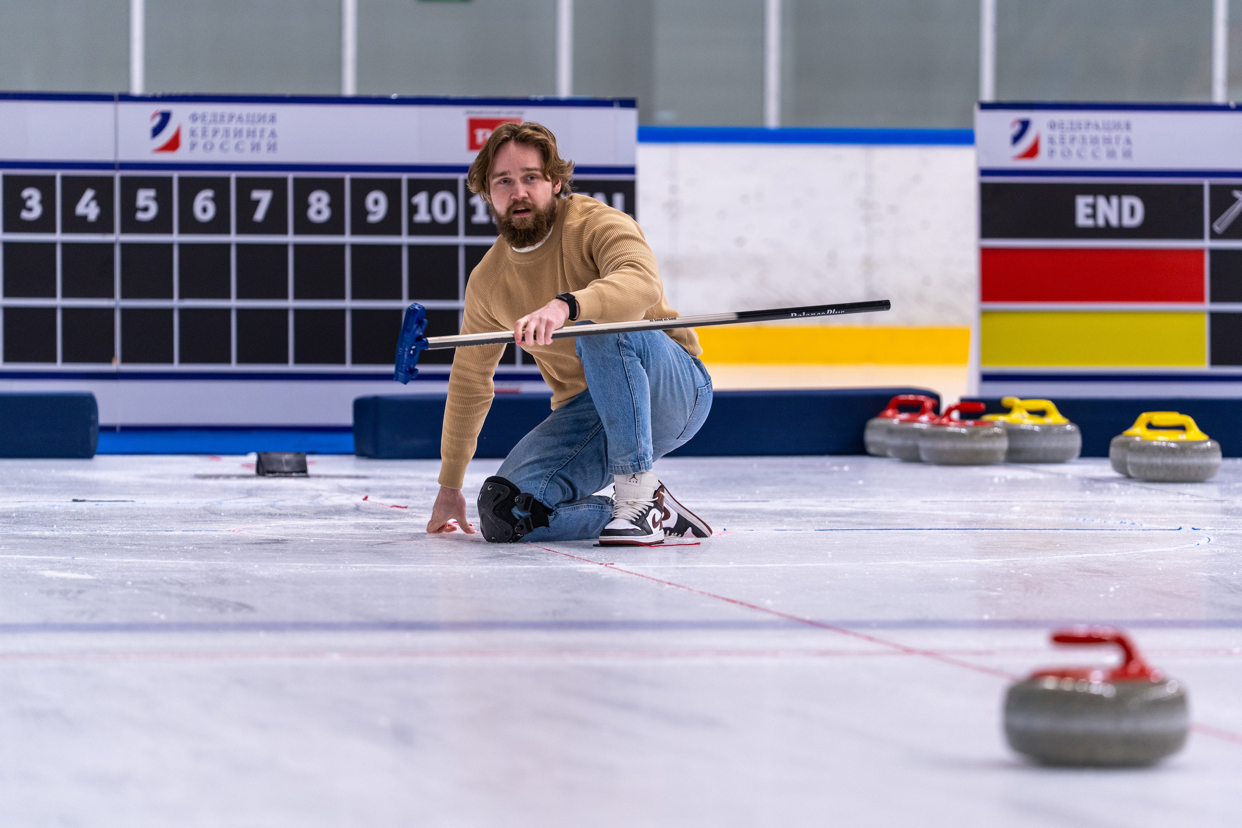 Керлинг для компании Р-Фарм. Репортажный фотограф в Красной Поляне и Сочи Павлюченко Екатерина