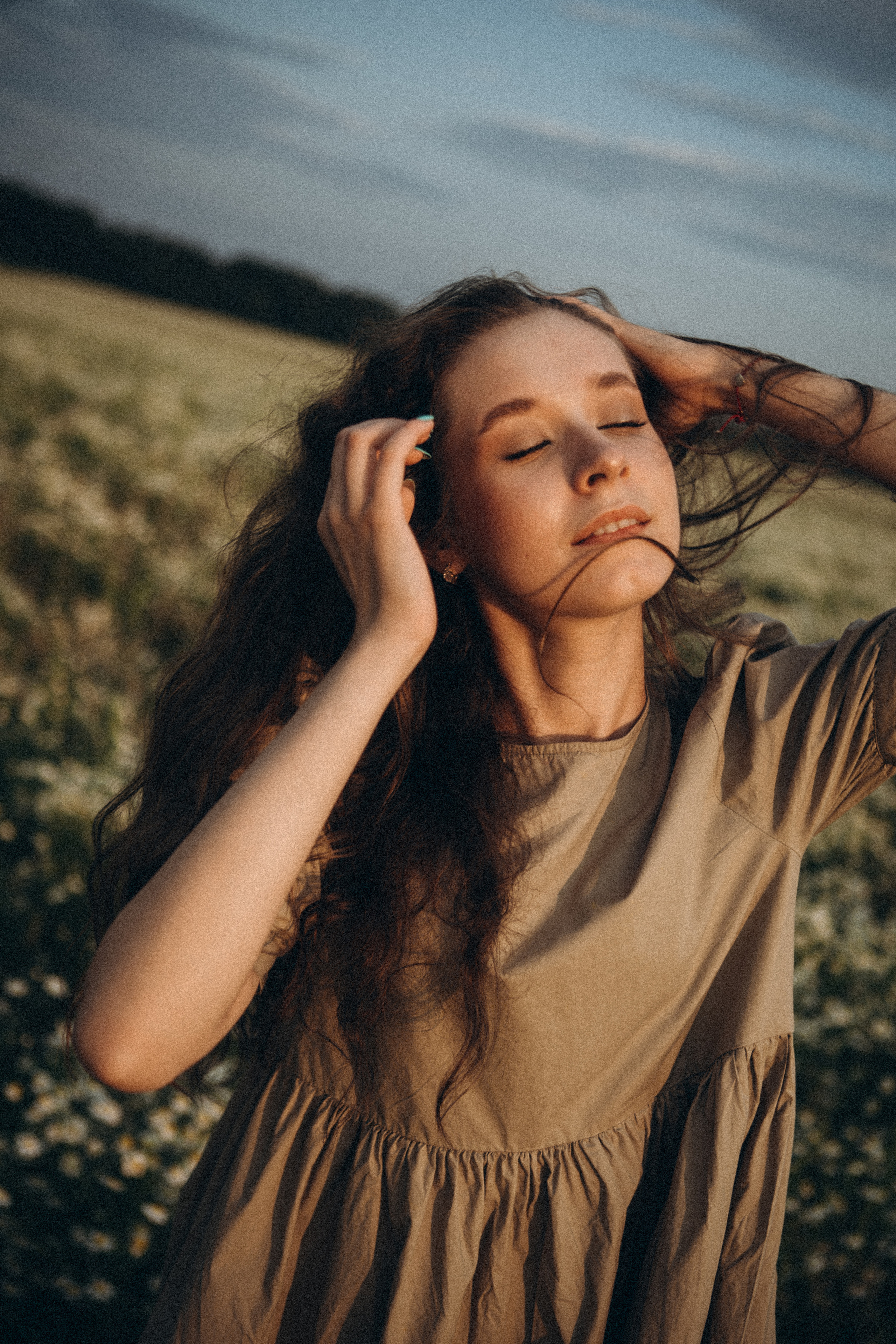 В ромашковом поле. Даша Яковенко Фотограф Спб