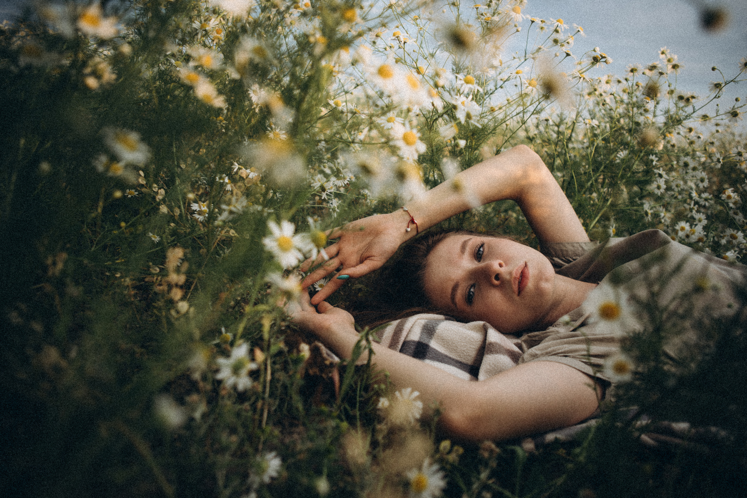 В ромашковом поле. Даша Яковенко Фотограф Спб