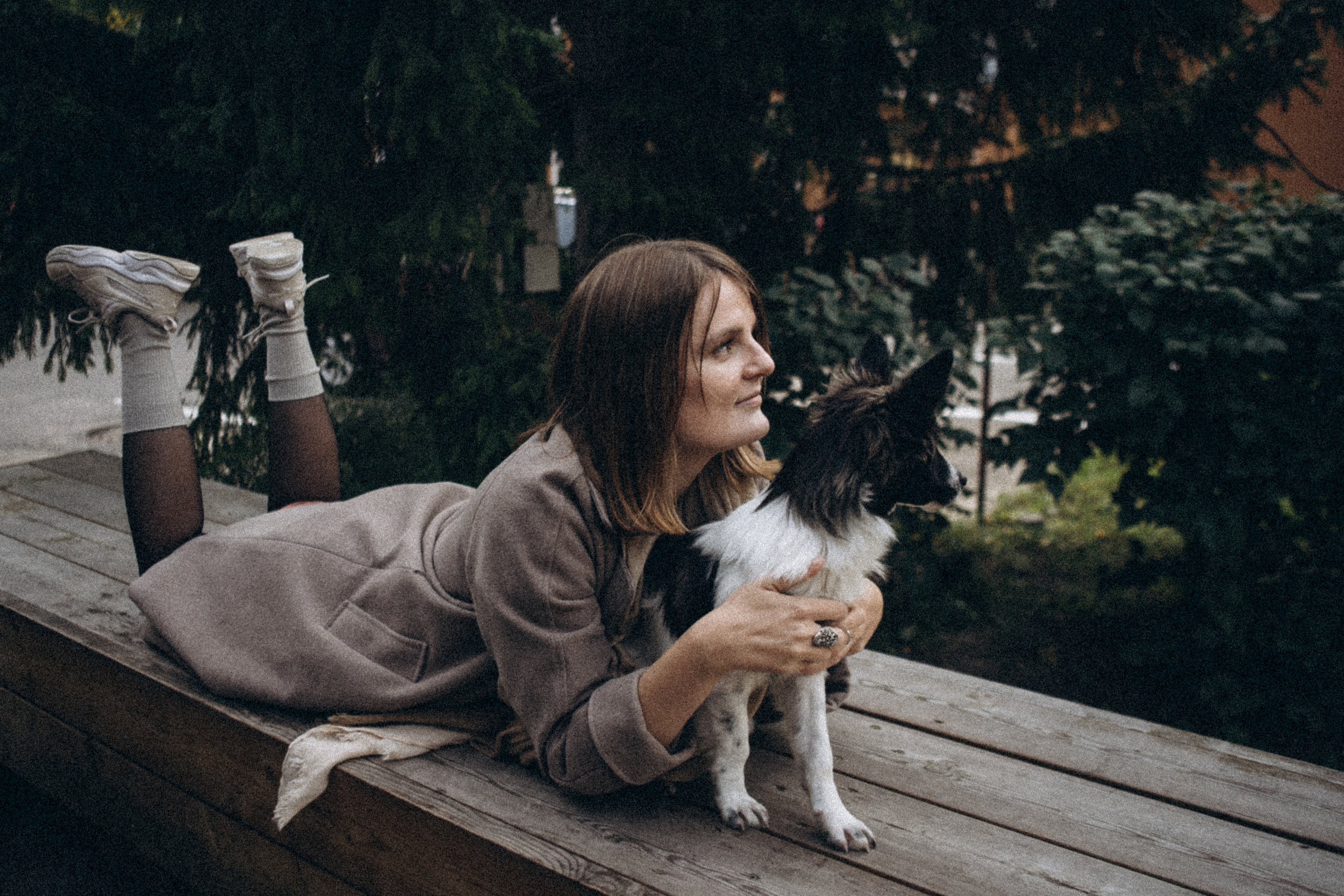 Гулять с собакой. Даша Яковенко Фотограф Спб