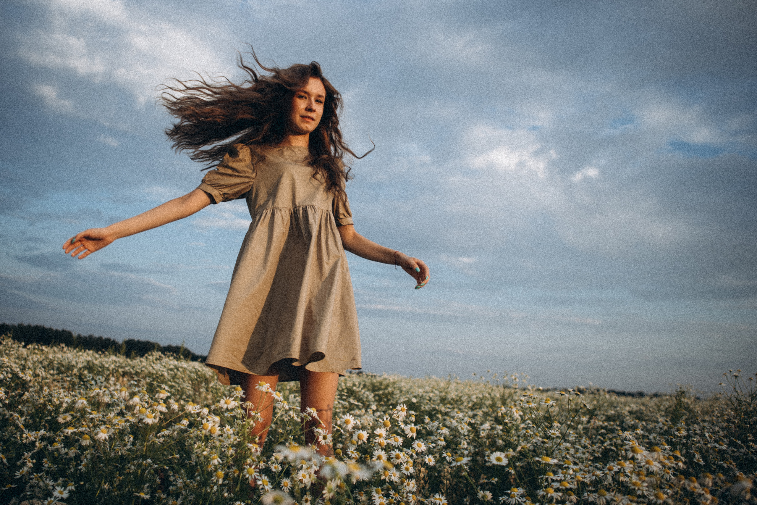 В ромашковом поле. Даша Яковенко Фотограф Спб