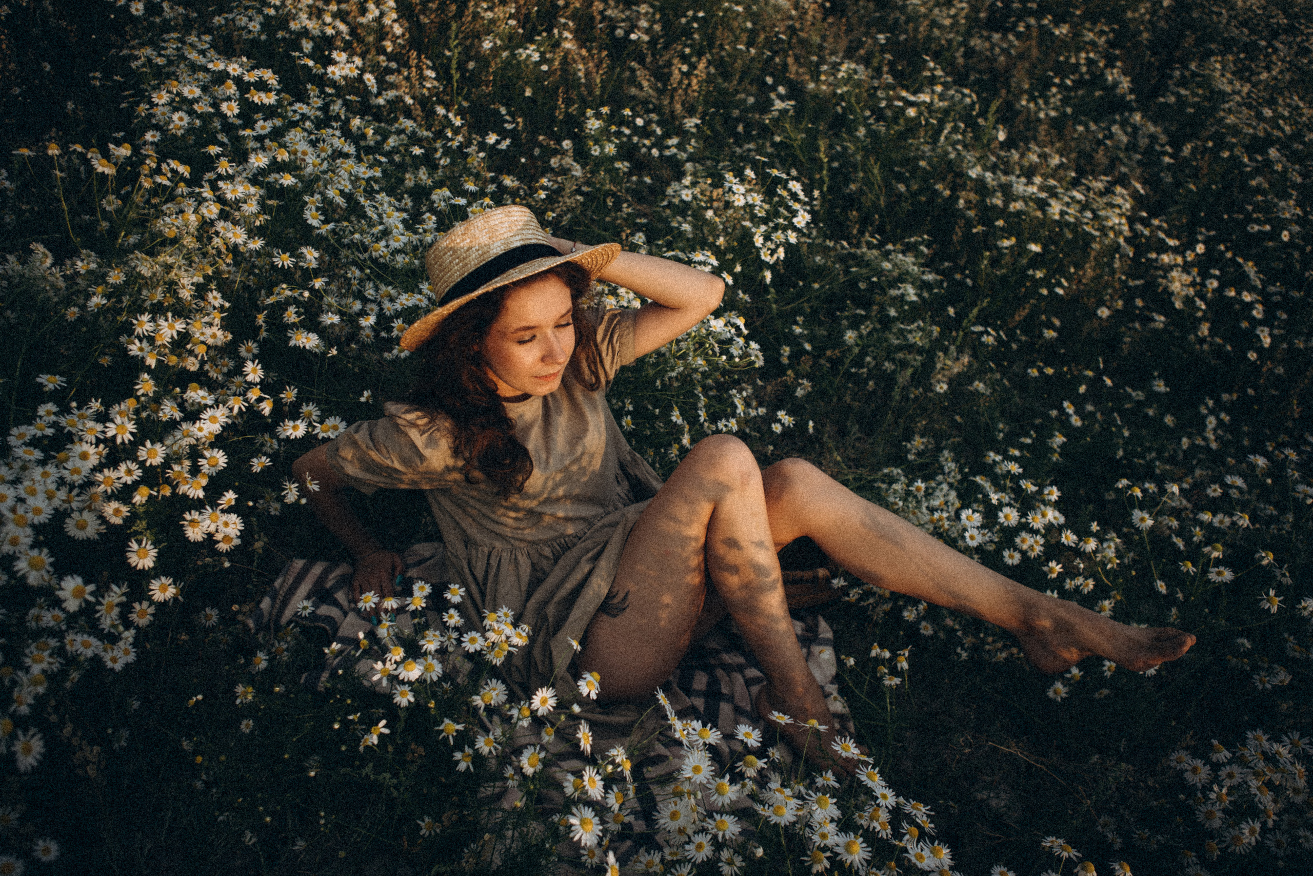 В ромашковом поле. Даша Яковенко Фотограф Спб