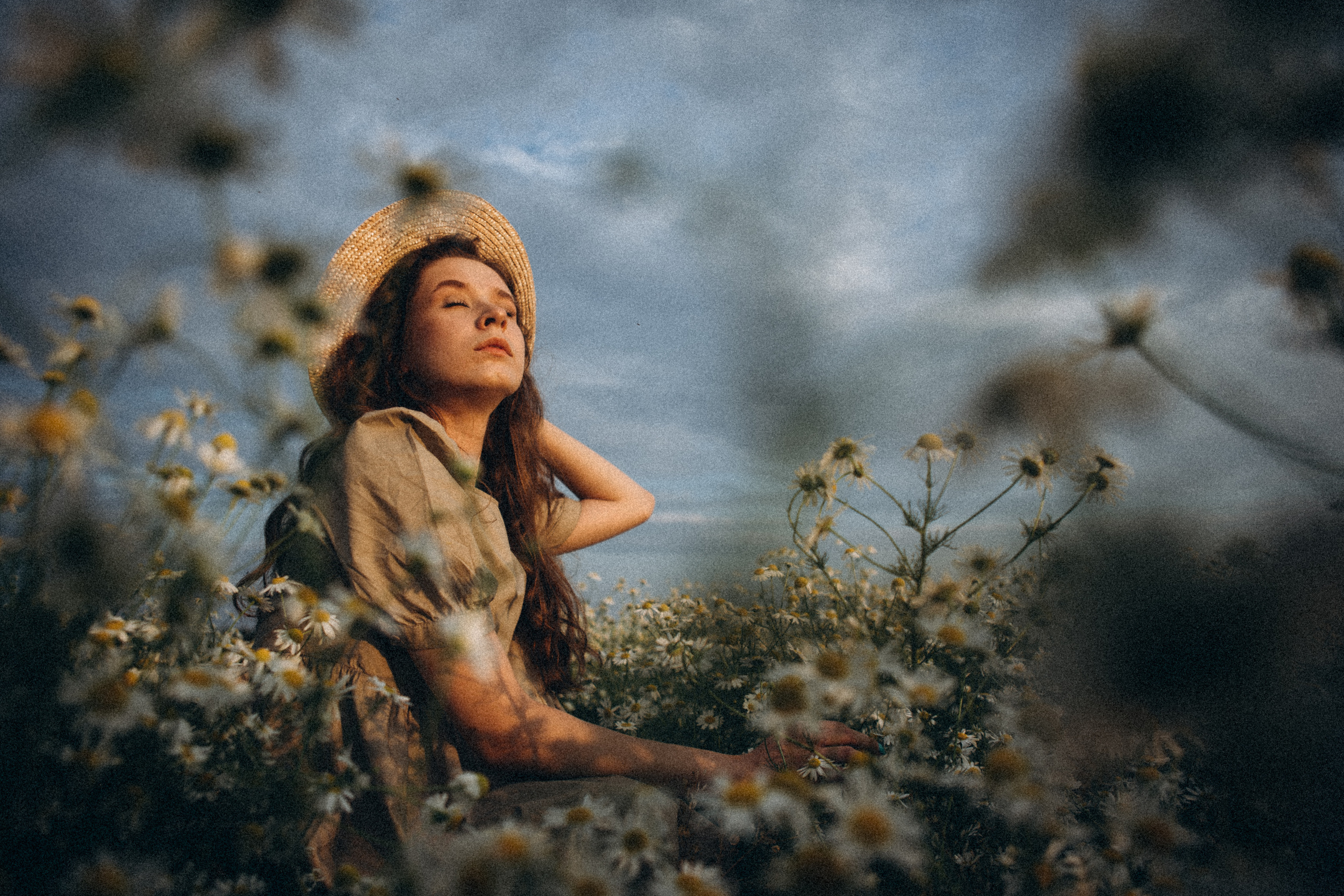 В ромашковом поле. Даша Яковенко Фотограф Спб