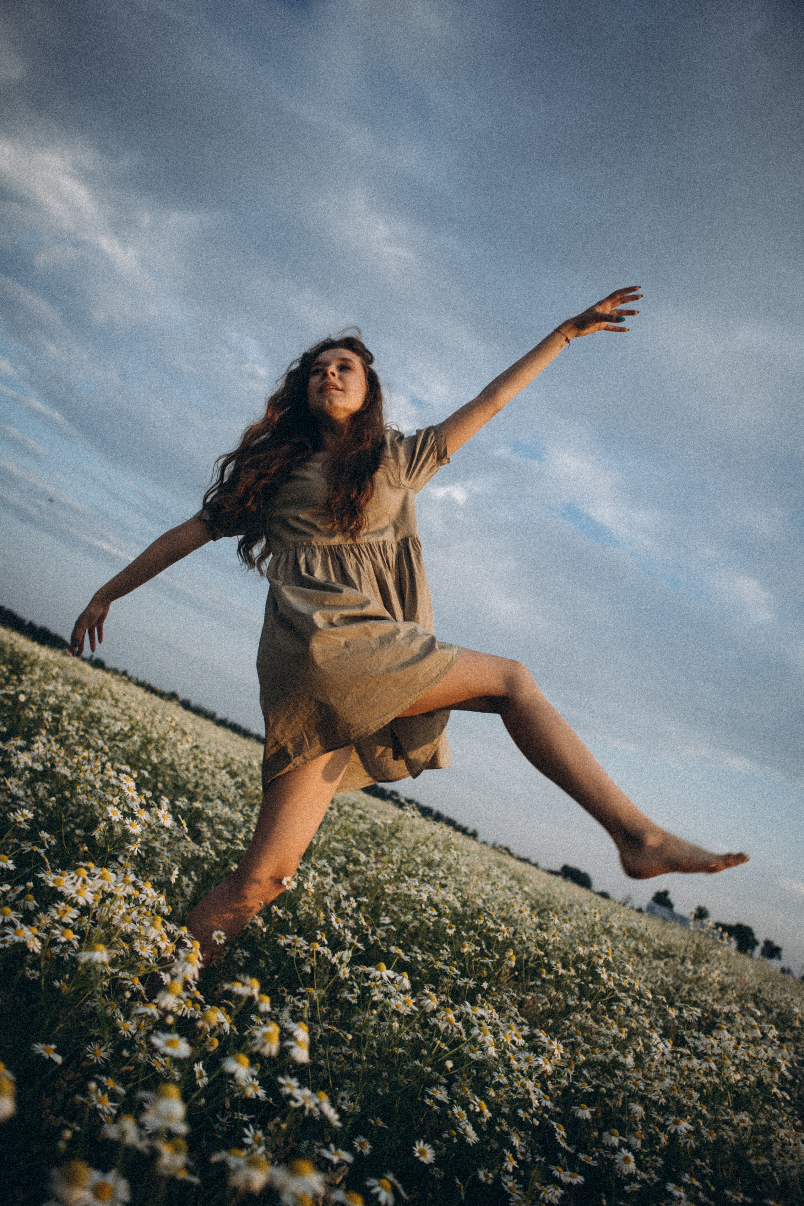 В ромашковом поле. Даша Яковенко Фотограф Спб