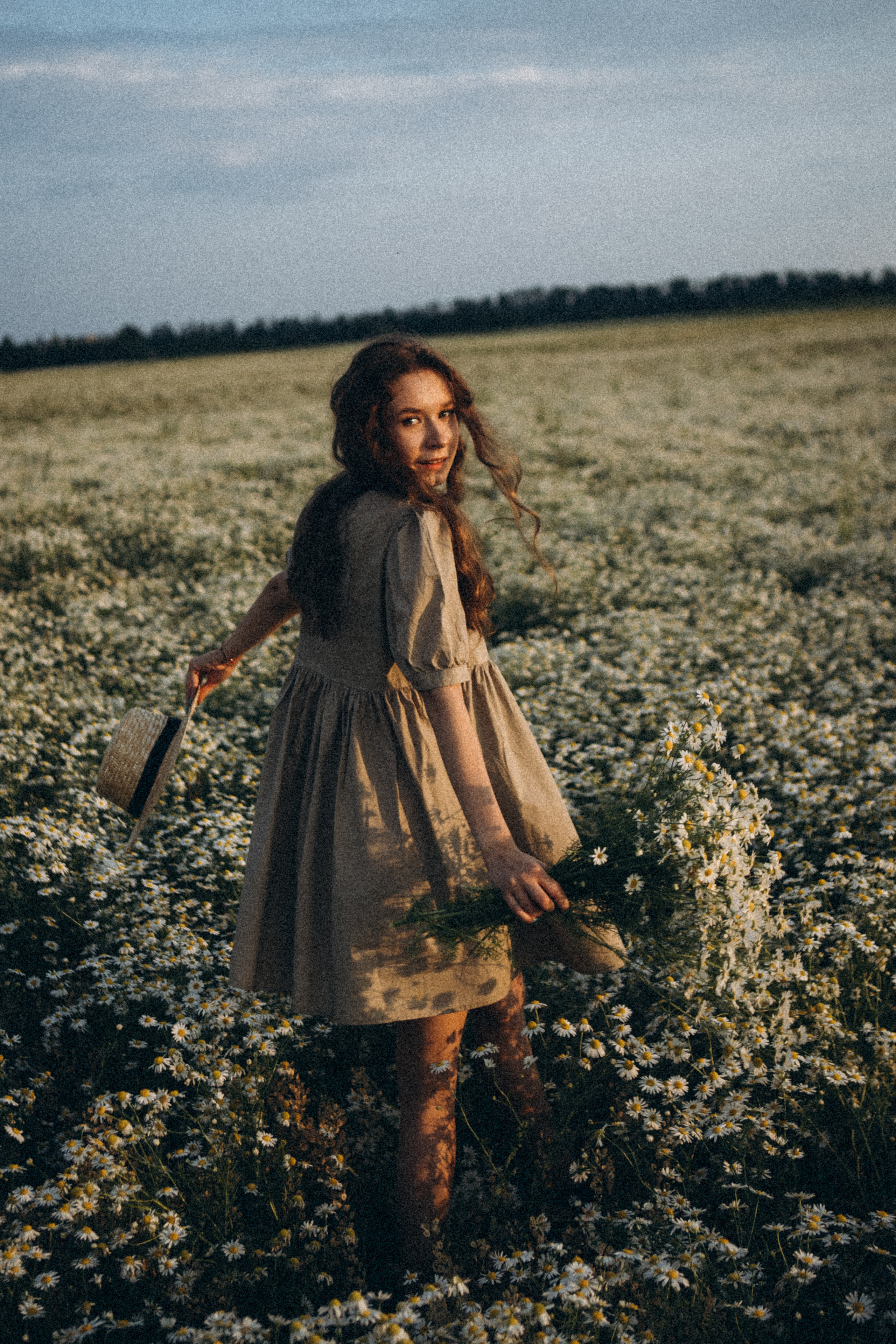 В ромашковом поле. Даша Яковенко Фотограф Спб