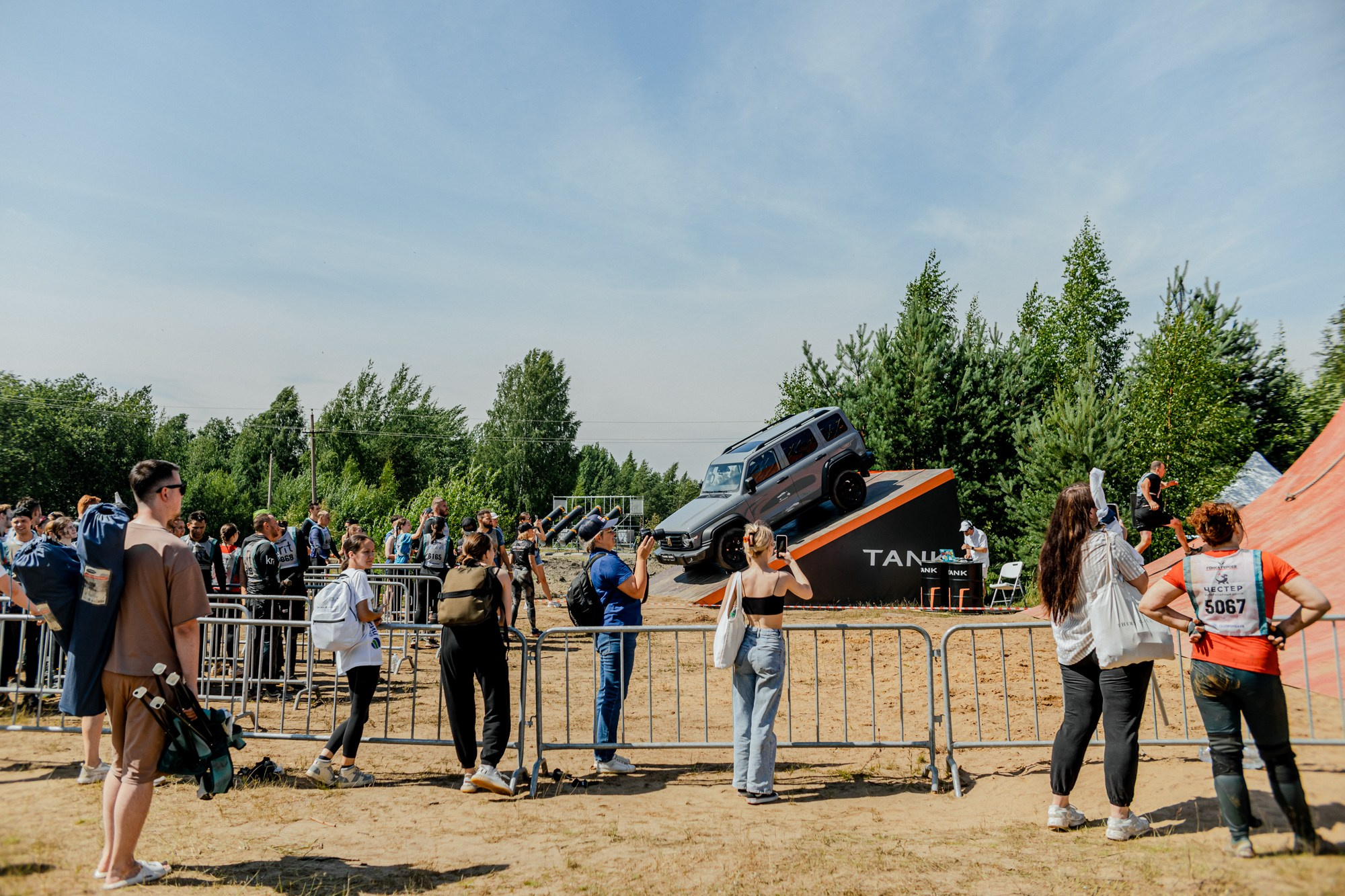 Тест-драйв TANK на Гонке Героев. Night2Day Санкт-Петербург