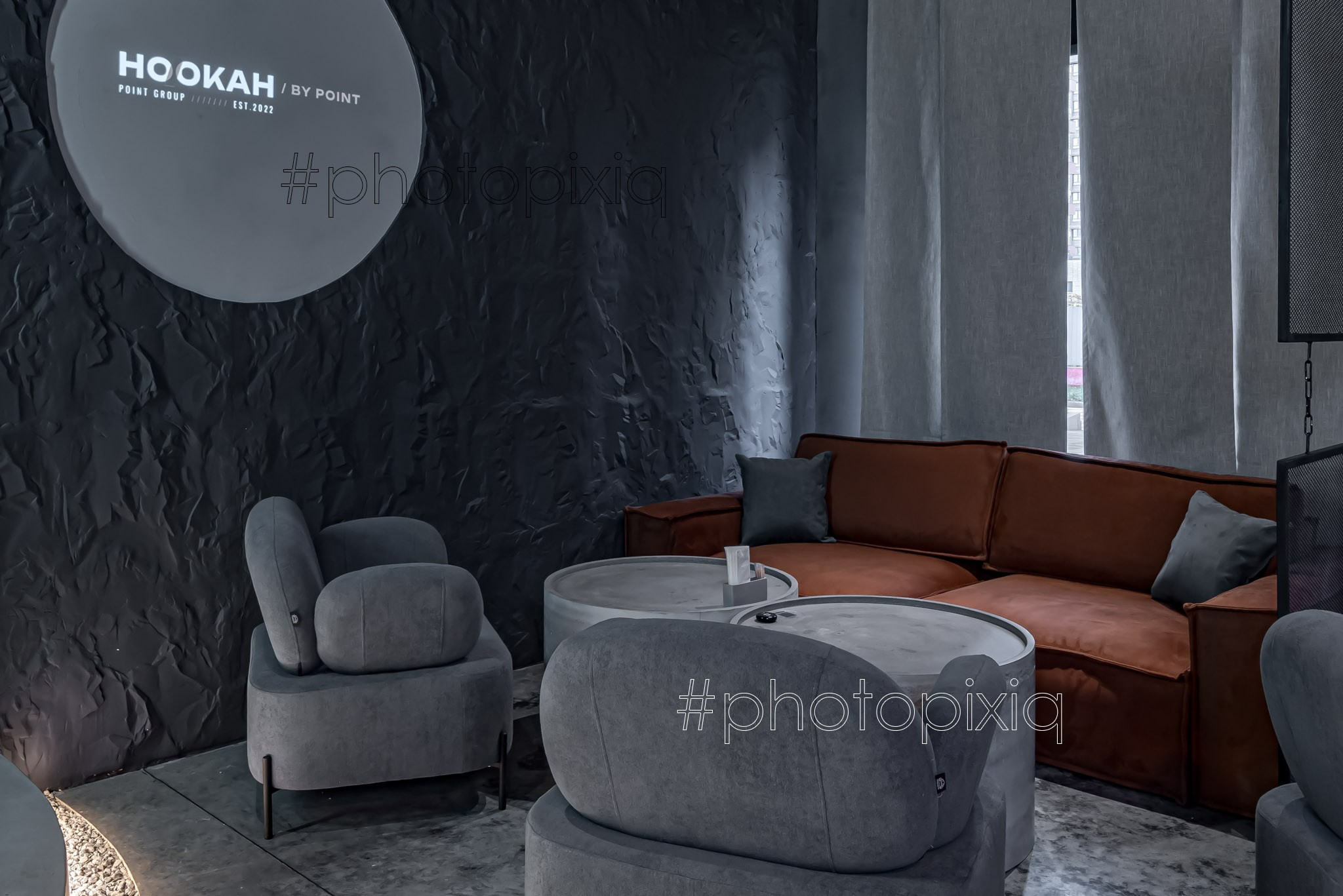 Интерьерная фотосъёмка кальянной POINT HOOKAH. Интерьерная съёмка и виртуальные туры — Интерьерный фотограф Кузнецов Сергей (photopixiq)